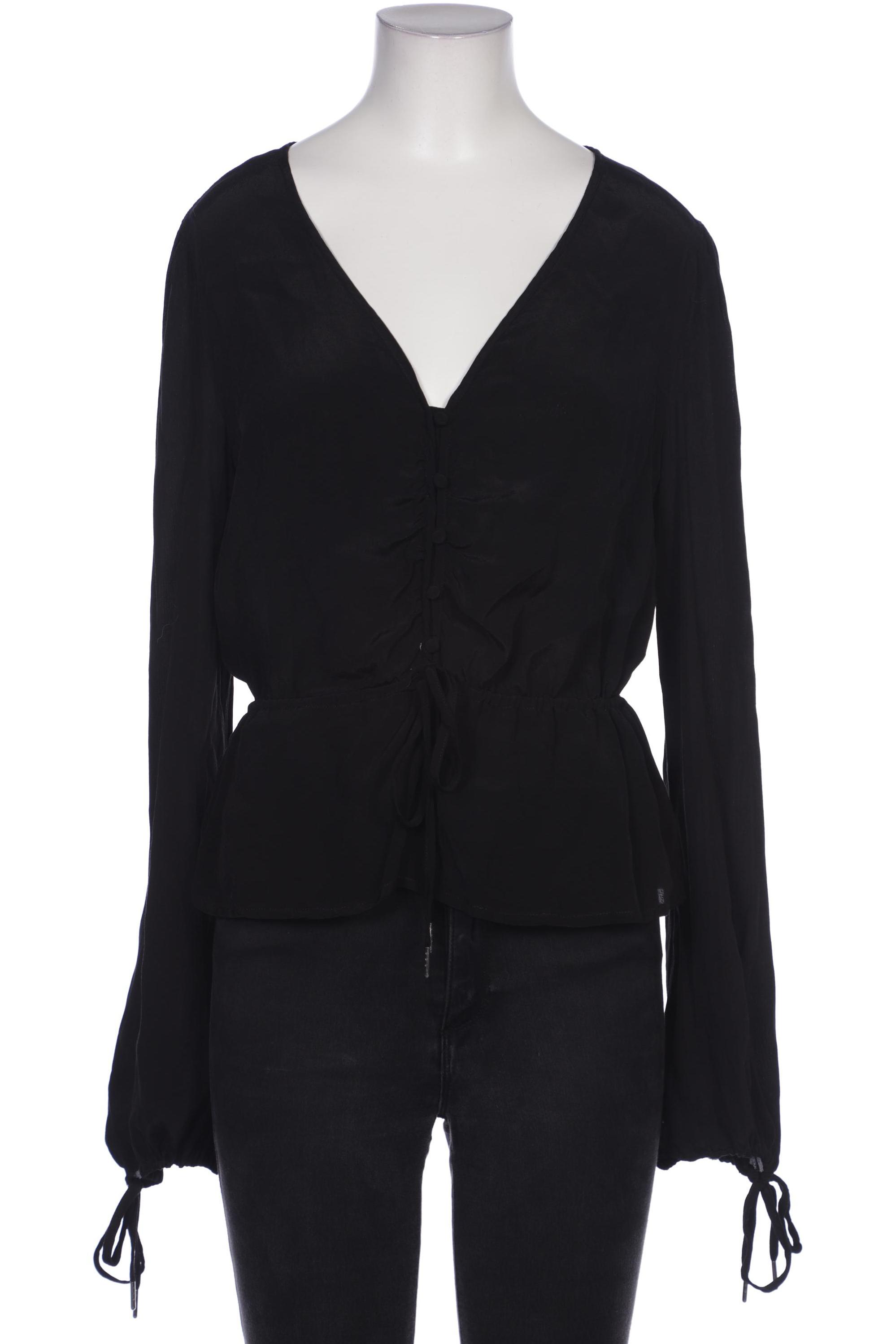 

tigha Damen Bluse, schwarz, Gr. 38