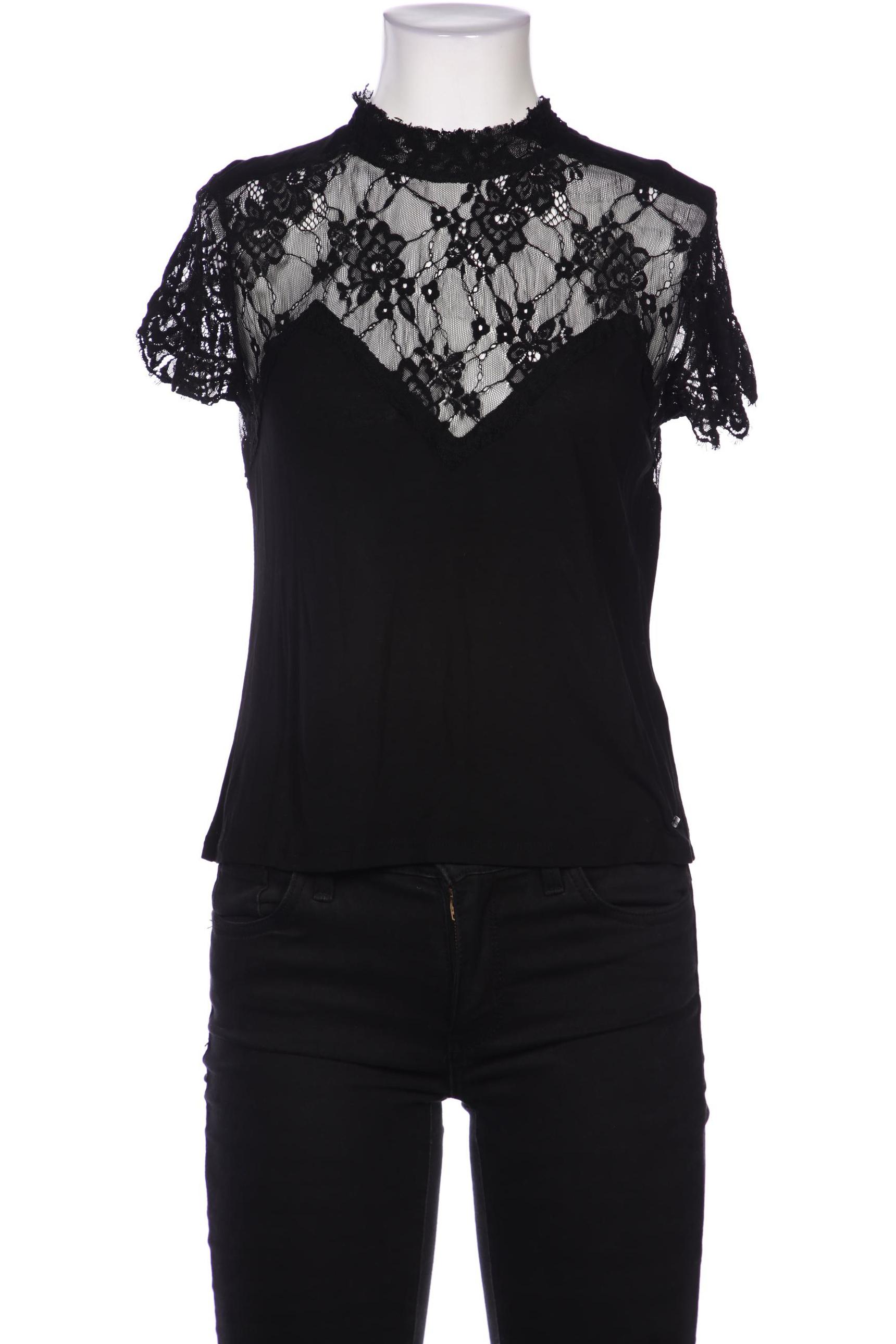 

tigha Damen Bluse, schwarz, Gr. 38