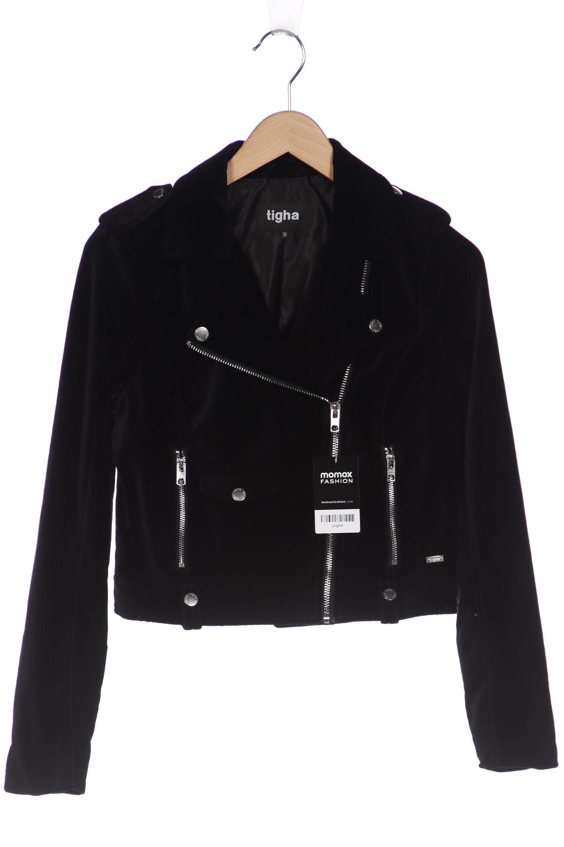 

tigha Damen Jacke, schwarz, Gr. 36