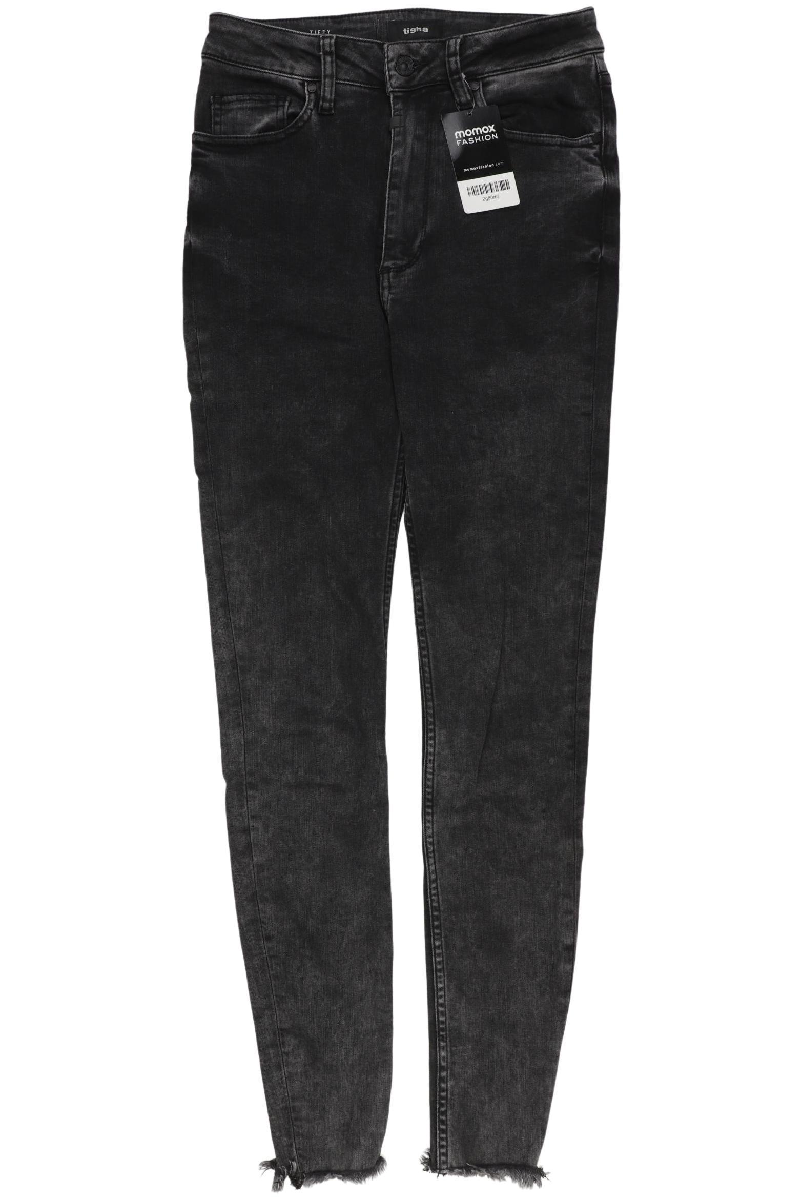 

tigha Damen Jeans, schwarz, Gr. 27