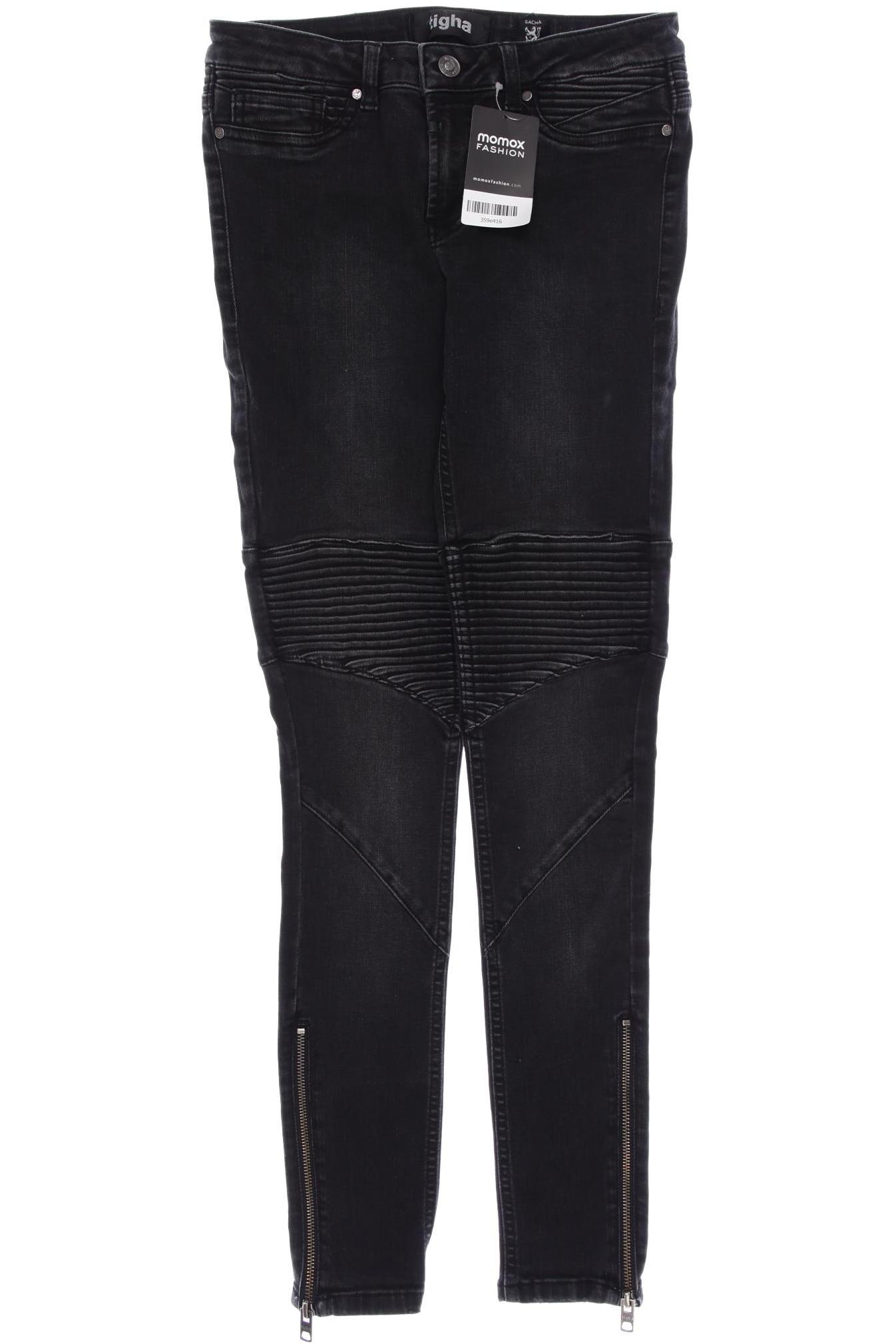 

tigha Damen Jeans, schwarz