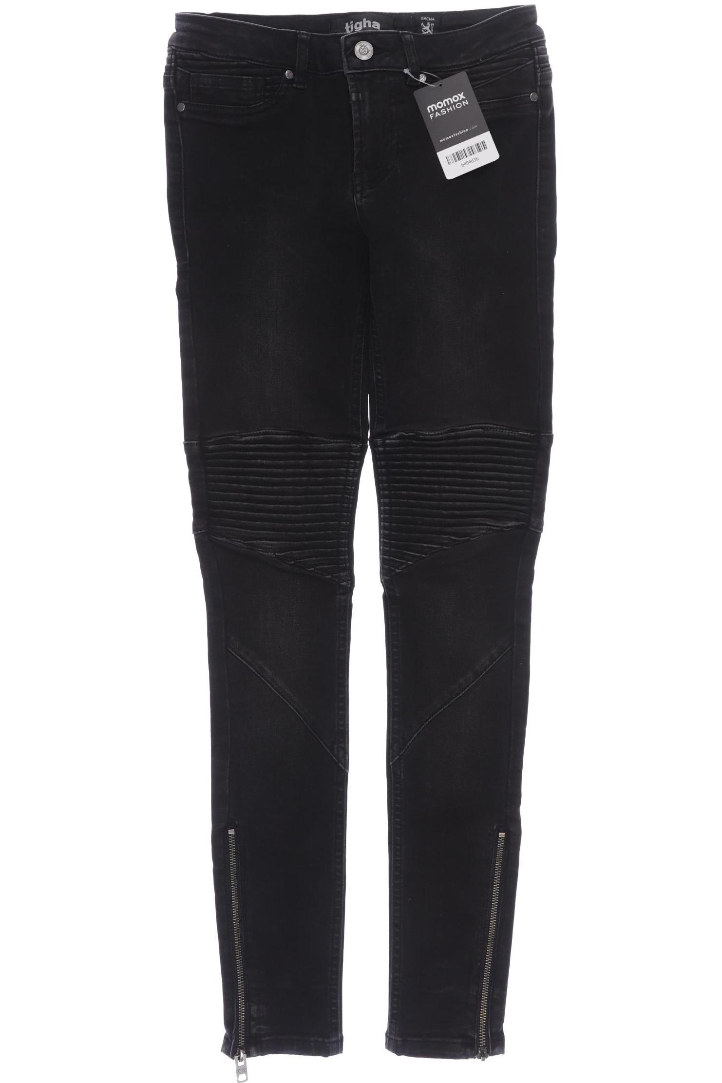 

tigha Damen Jeans, schwarz