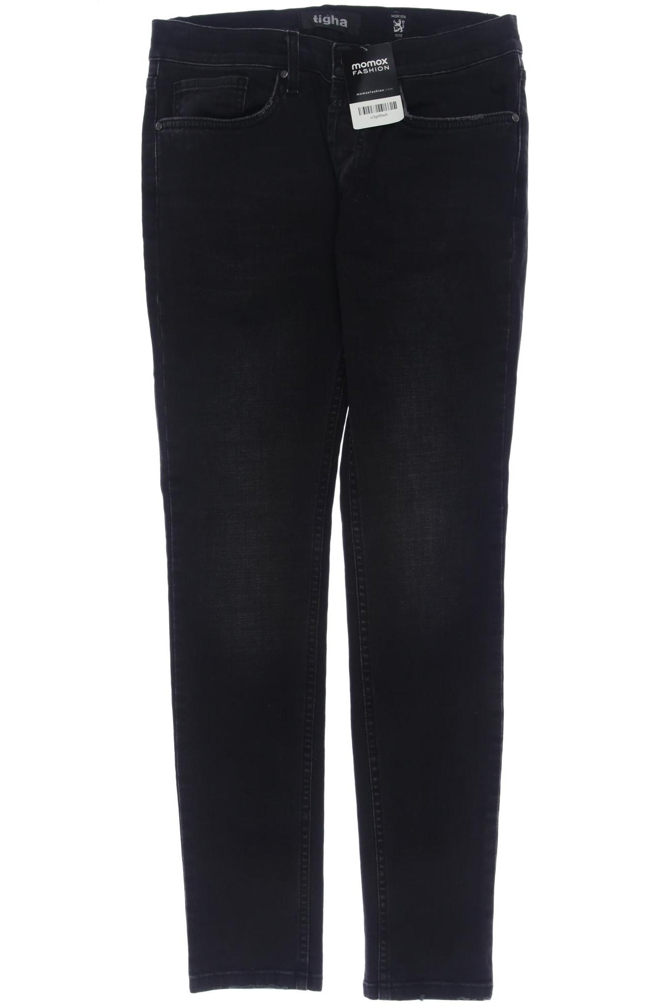 

tigha Damen Jeans, schwarz, Gr. 31