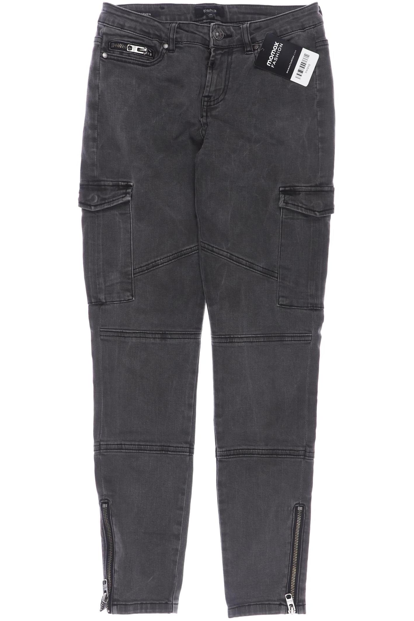 

tigha Damen Jeans, grau, Gr. 25