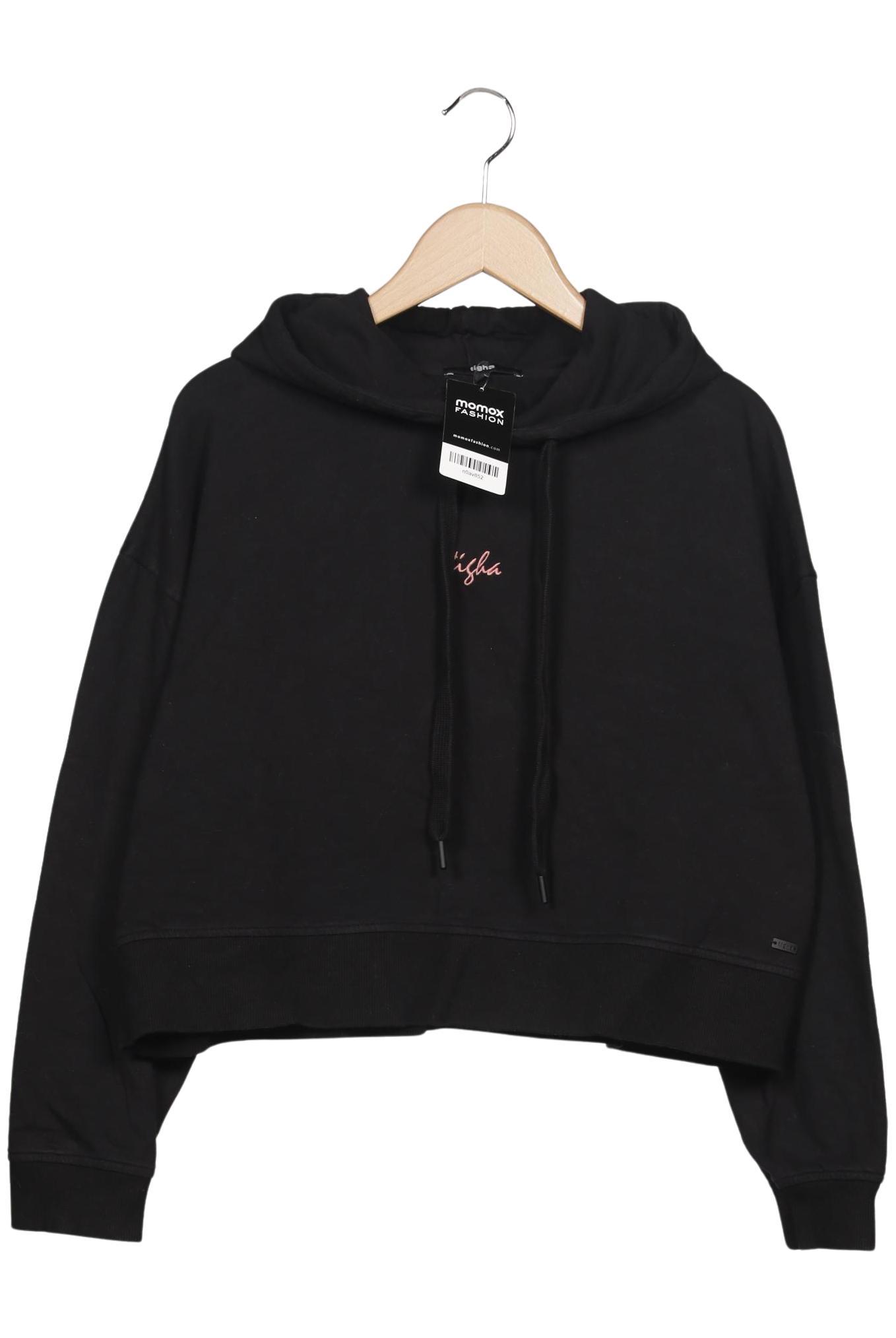 

tigha Damen Kapuzenpullover, schwarz, Gr. 34