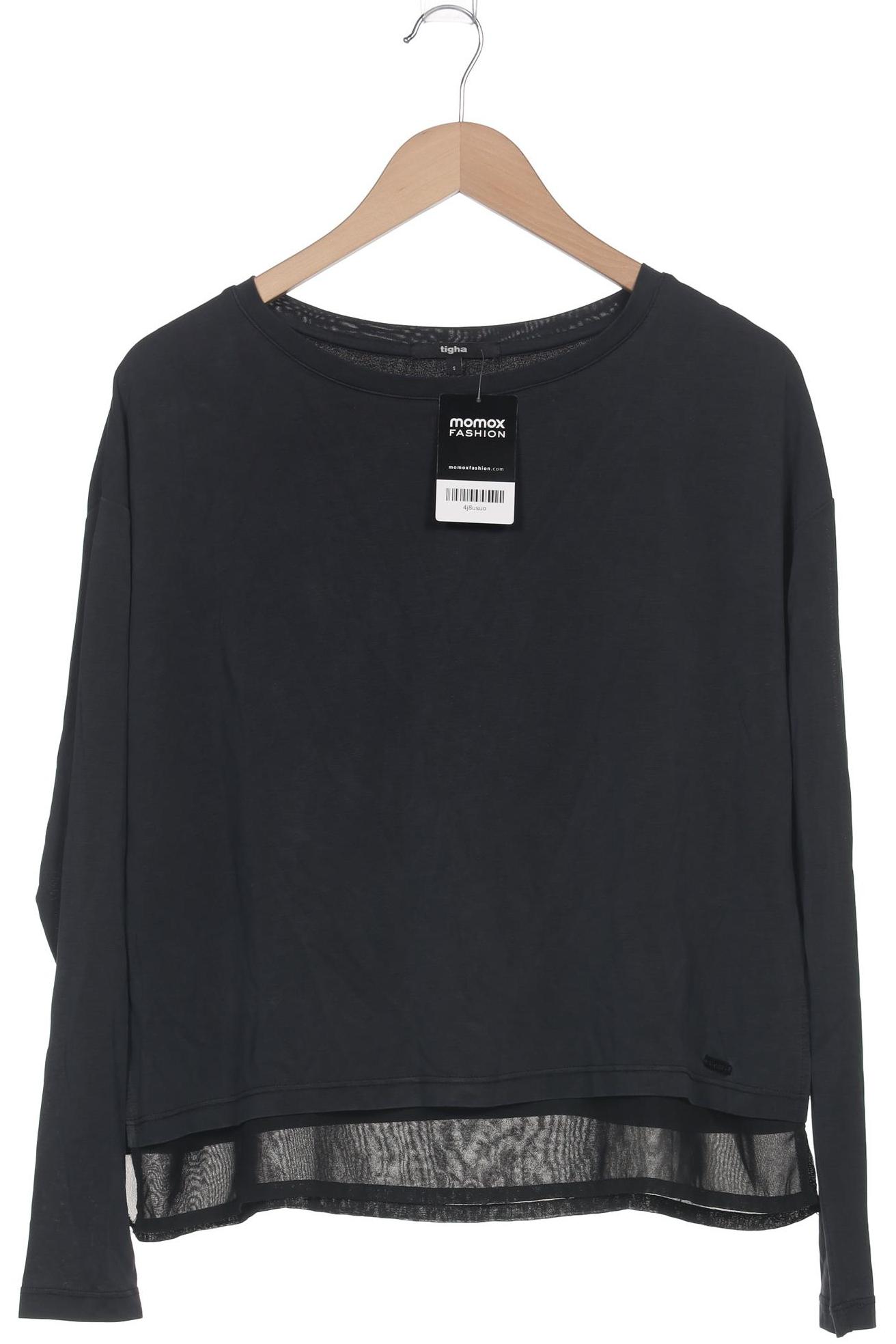 

tigha Damen Langarmshirt, schwarz, Gr. 36