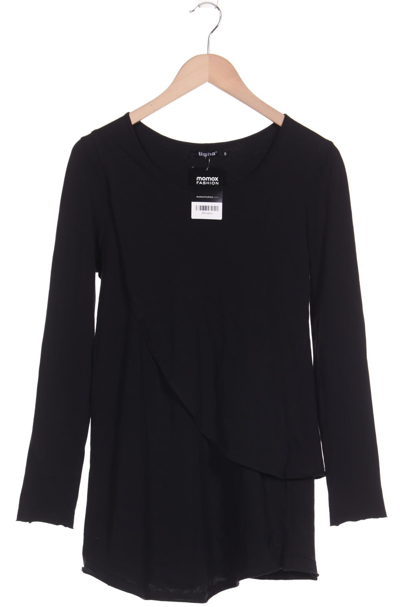 

tigha Damen Langarmshirt, schwarz