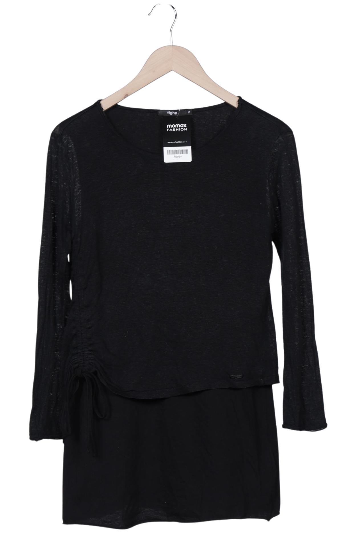 

tigha Damen Langarmshirt, schwarz, Gr. 38