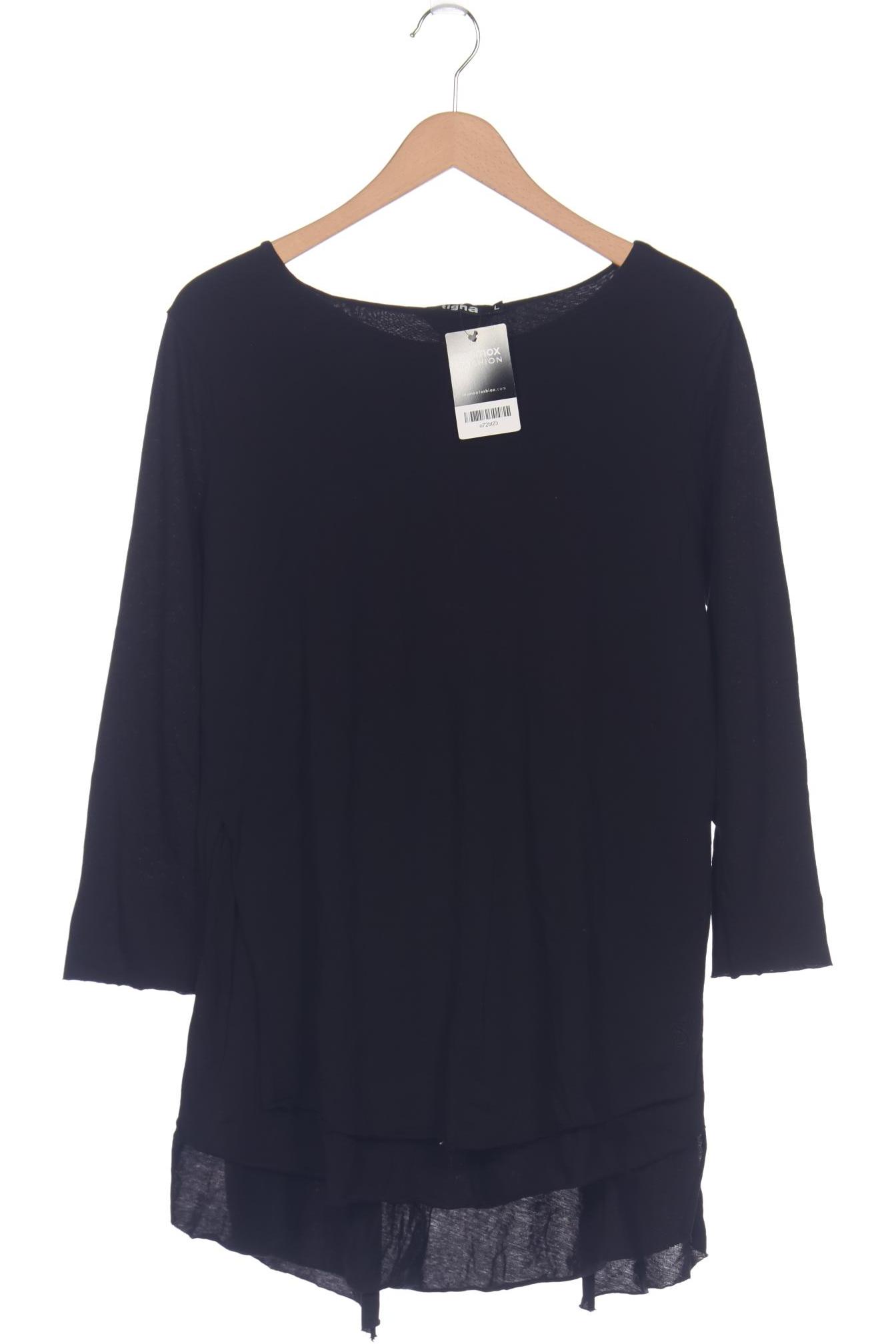 

tigha Damen Langarmshirt, schwarz, Gr. 42