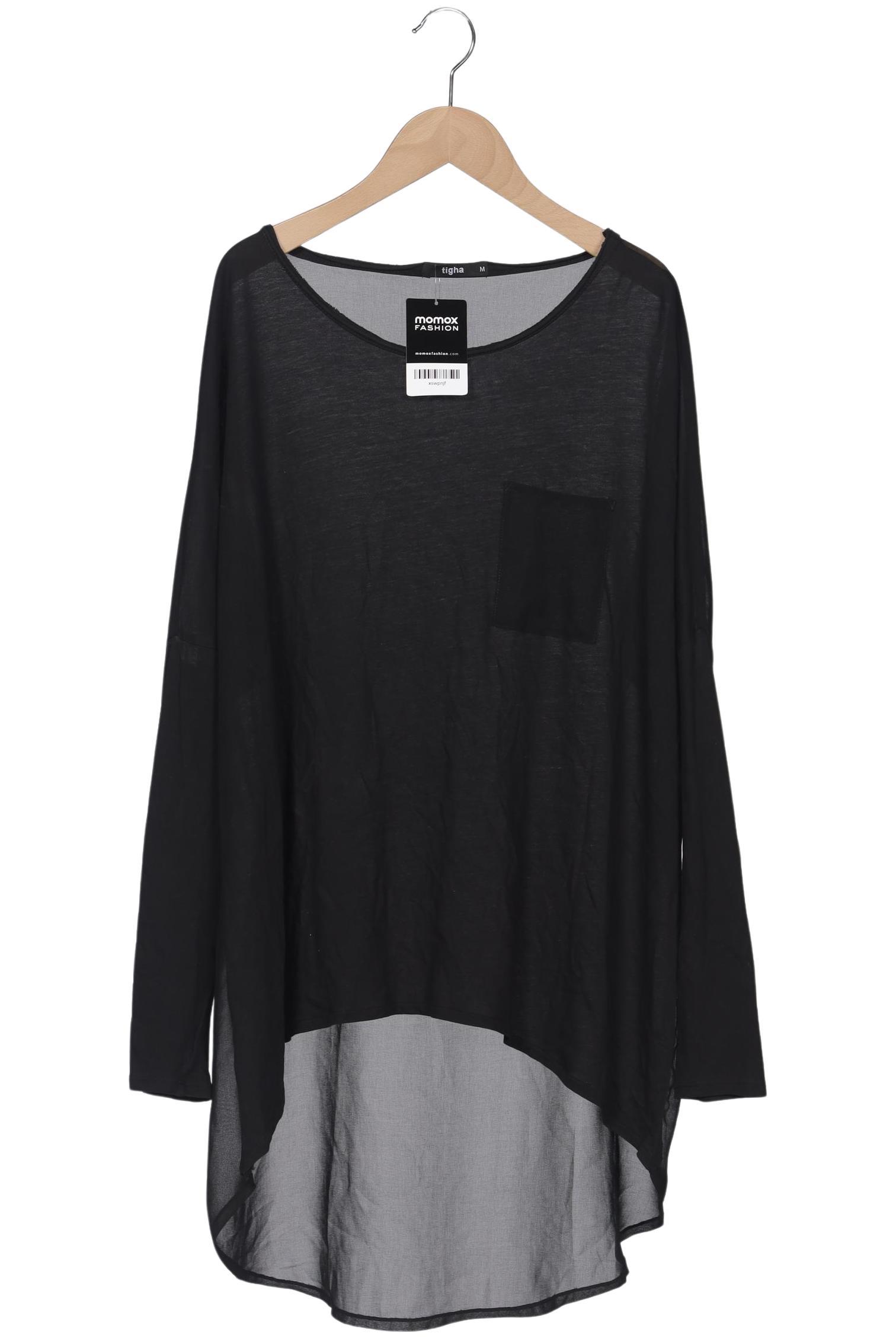

tigha Damen Langarmshirt, schwarz, Gr. 38