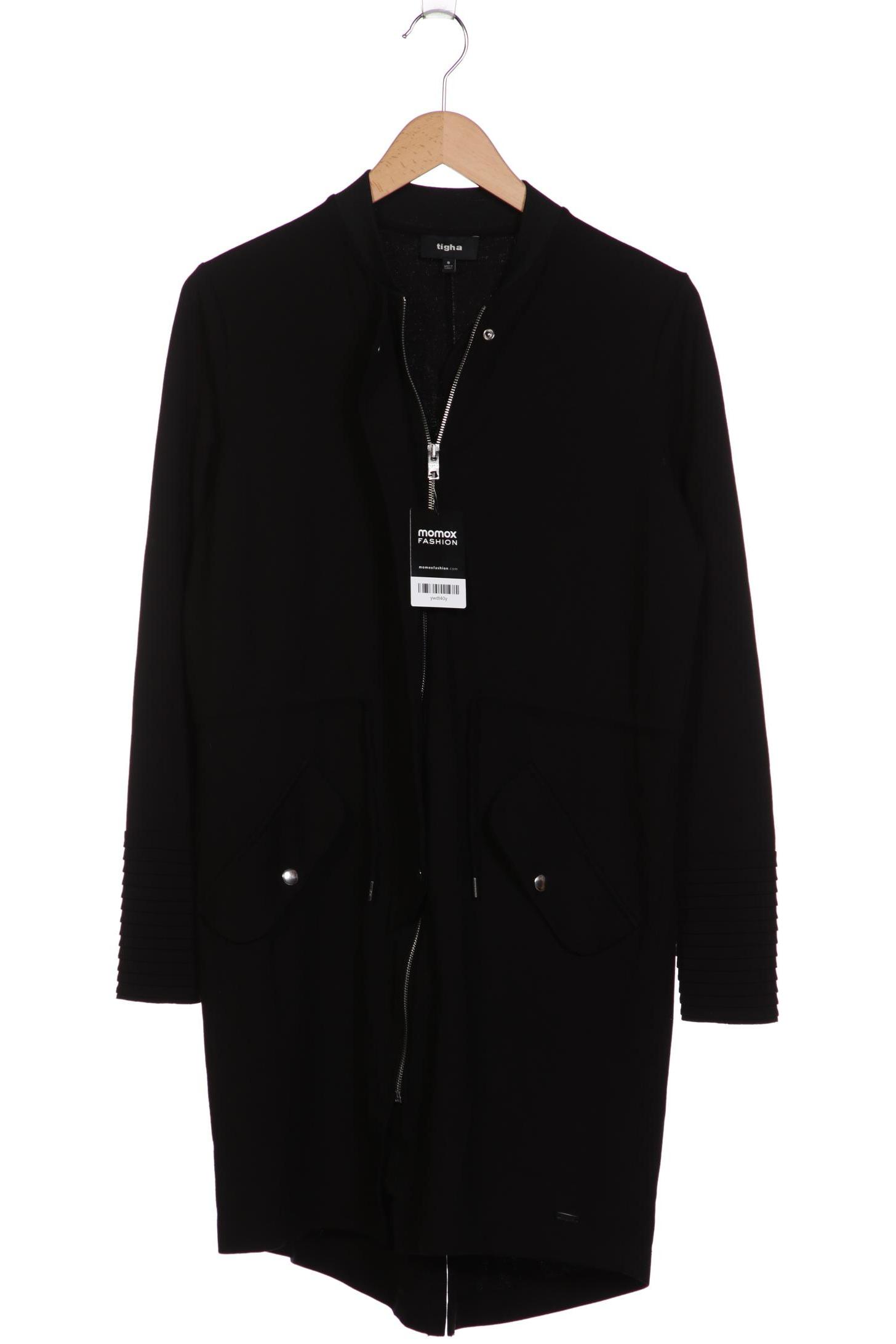 

tigha Damen Mantel, schwarz, Gr. 36