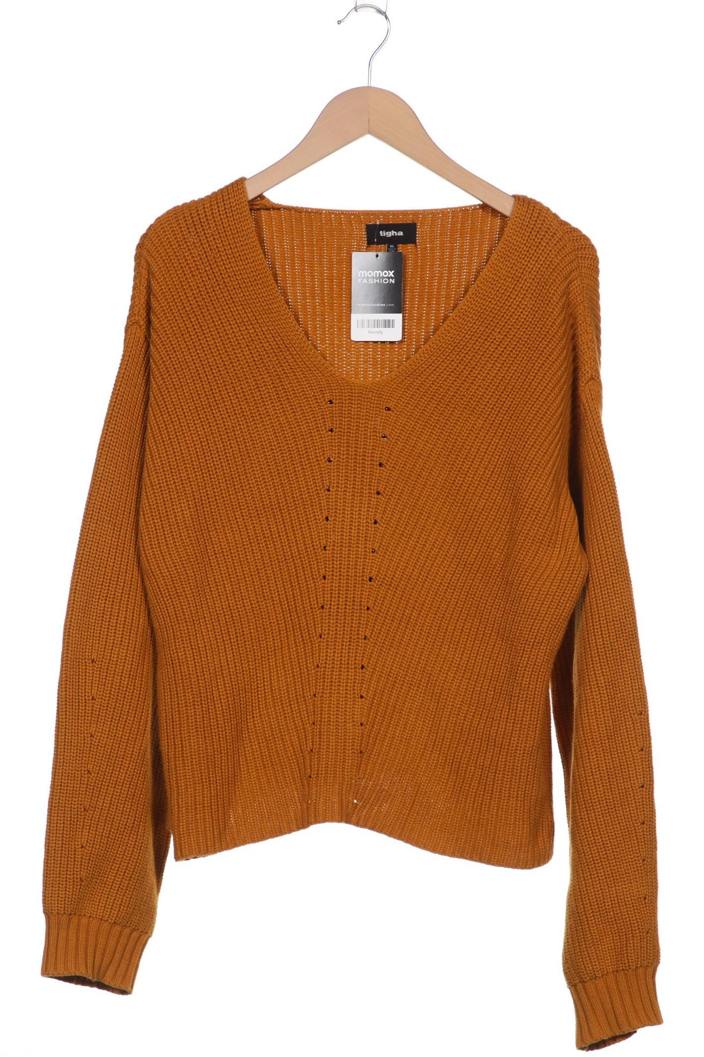 

tigha Damen Pullover, gelb