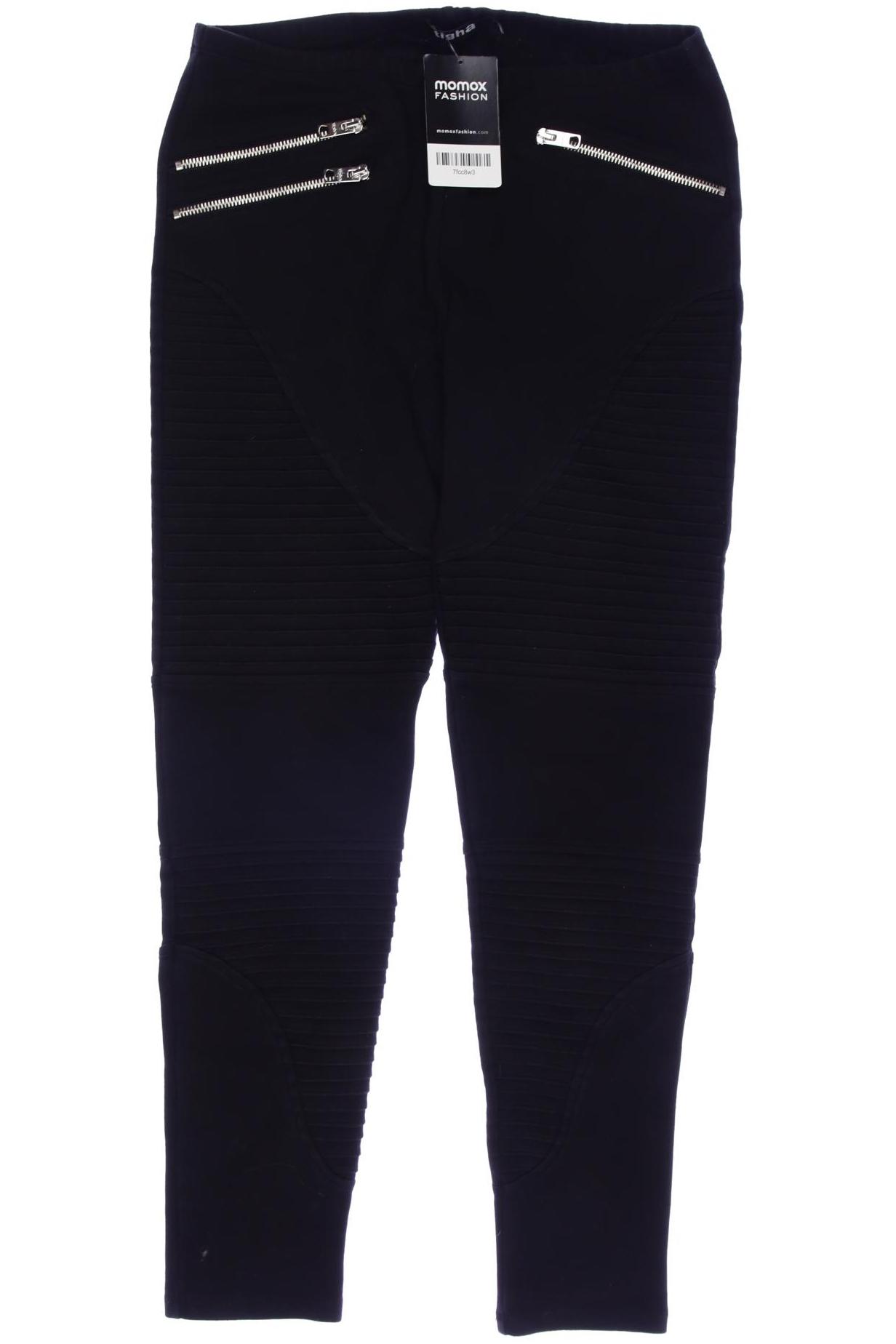 

tigha Damen Stoffhose, schwarz, Gr. 0