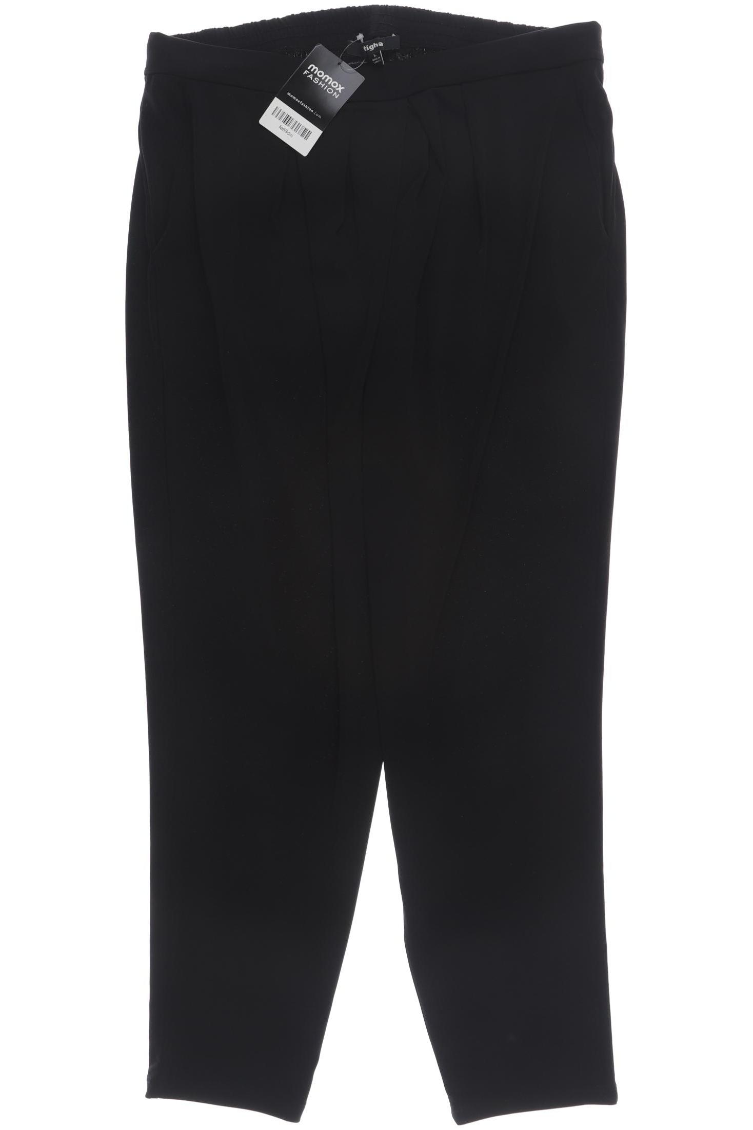 

tigha Damen Stoffhose, schwarz