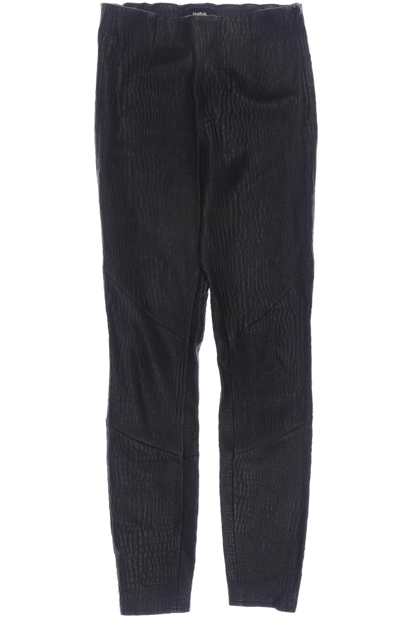

tigha Damen Stoffhose, schwarz, Gr. 0