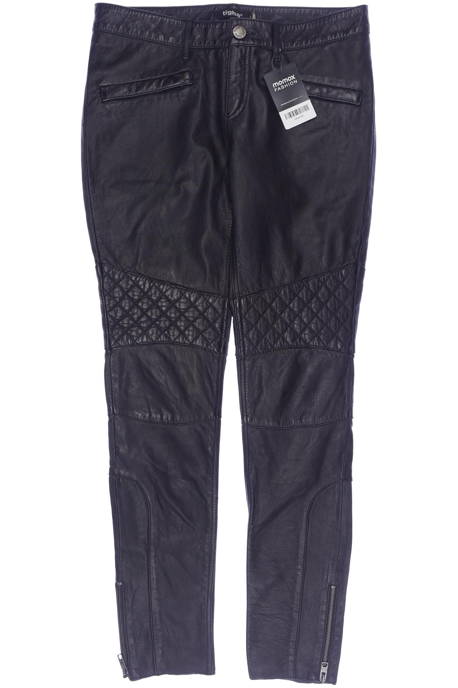 

tigha Damen Stoffhose, schwarz, Gr. 0