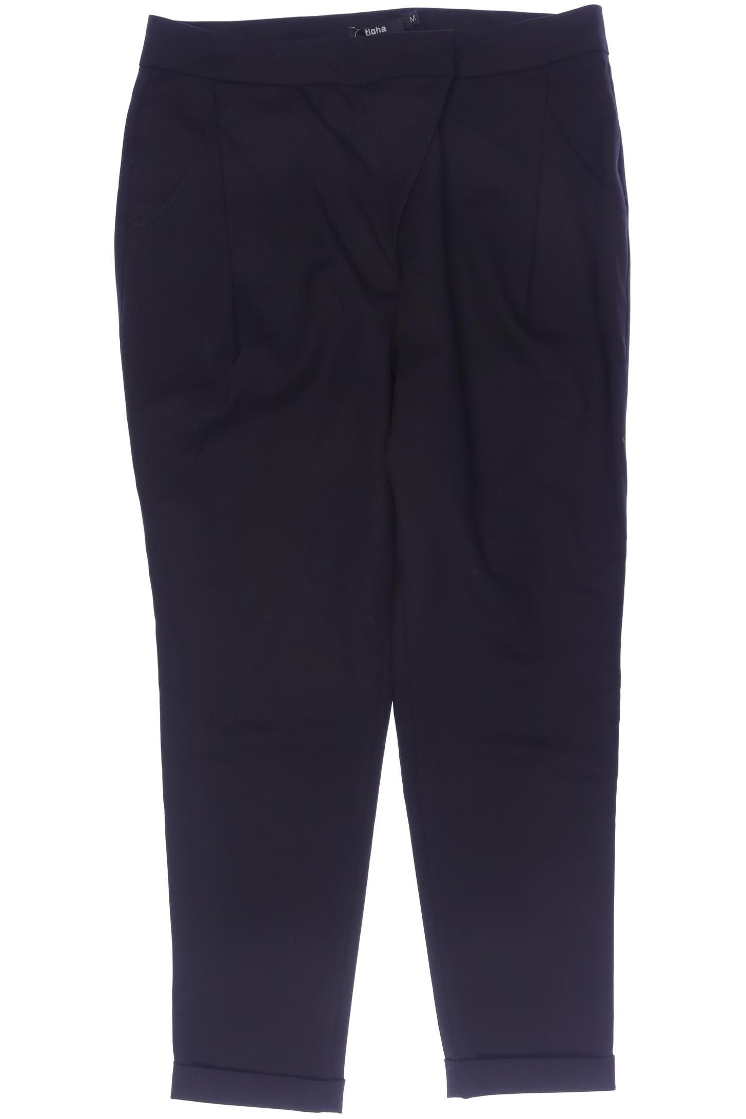 

tigha Damen Stoffhose, schwarz, Gr. 0