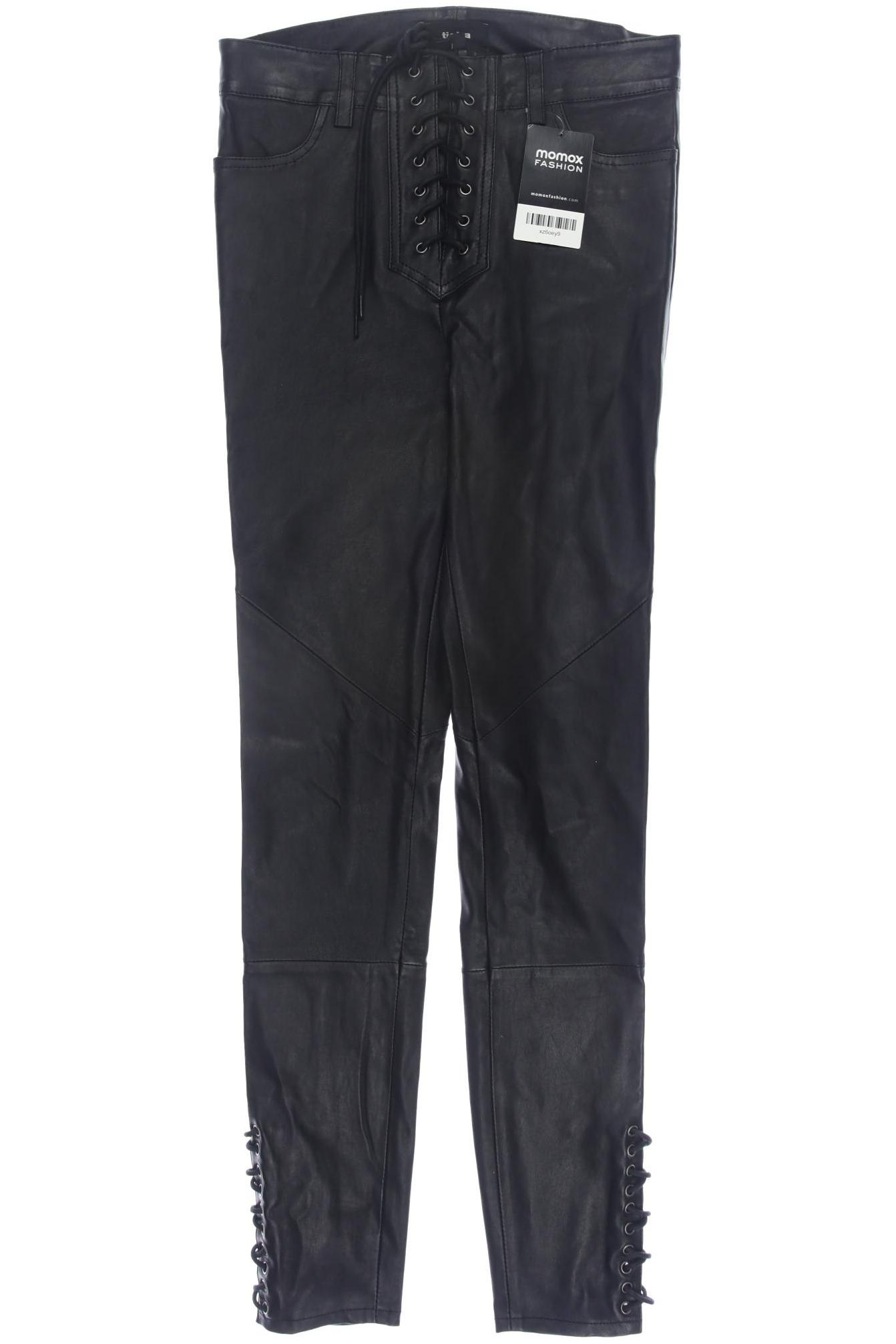 

tigha Damen Stoffhose, schwarz, Gr. 0