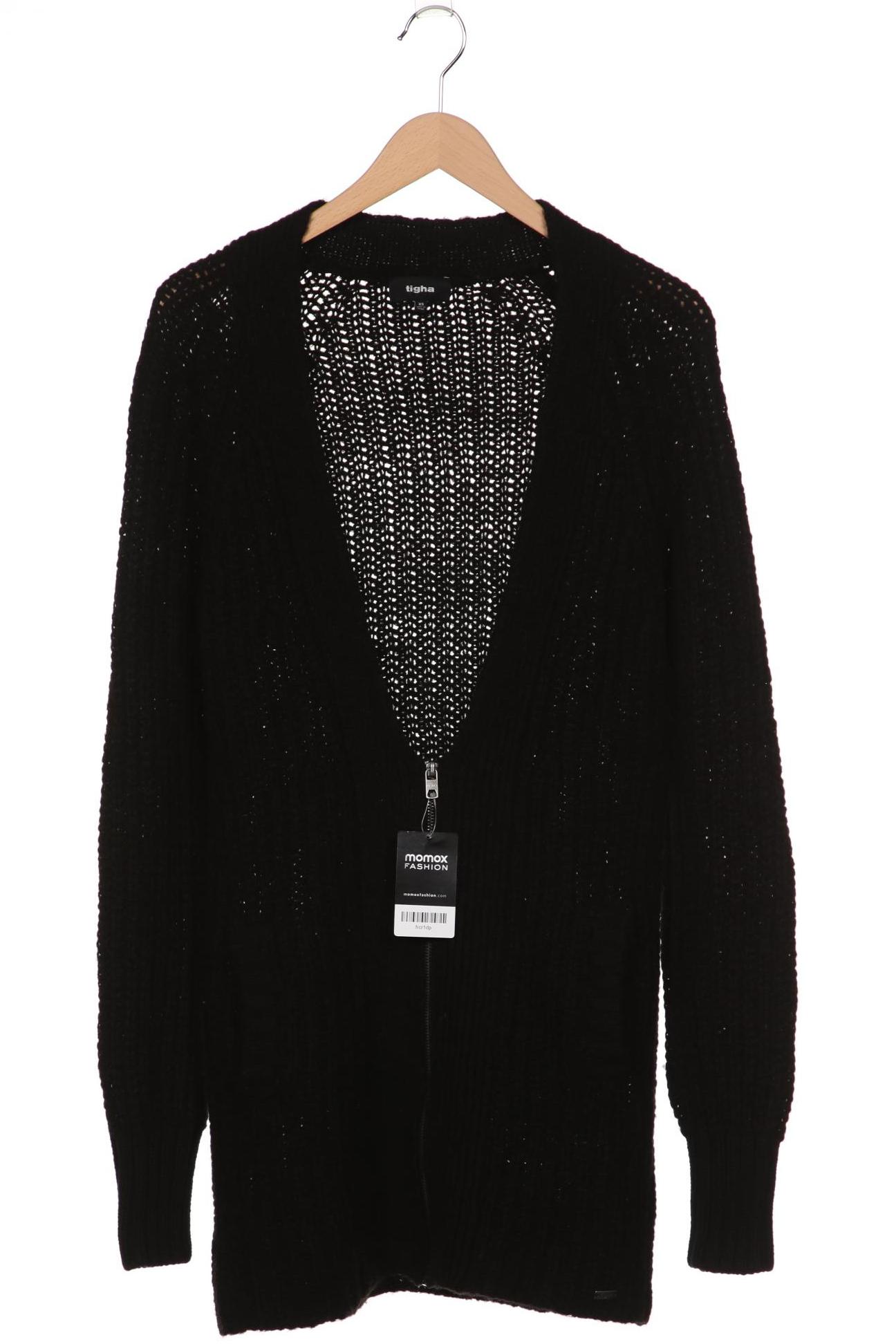 

tigha Damen Strickjacke, schwarz, Gr. 34