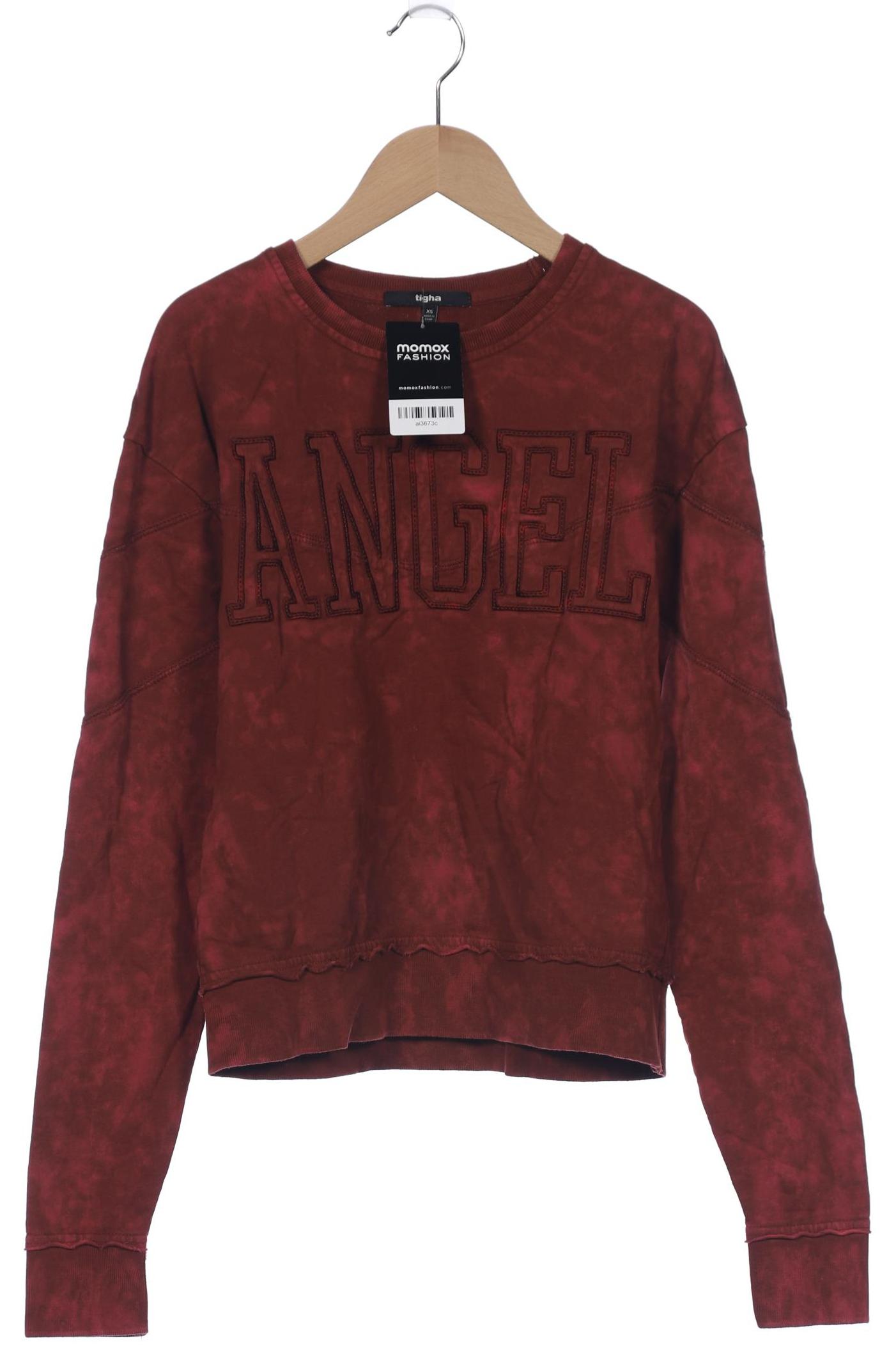 

tigha Damen Sweatshirt, bordeaux