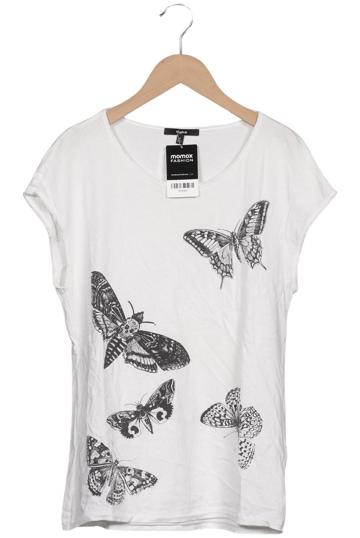 

tigha Damen T-Shirt, weiß, Gr. 36