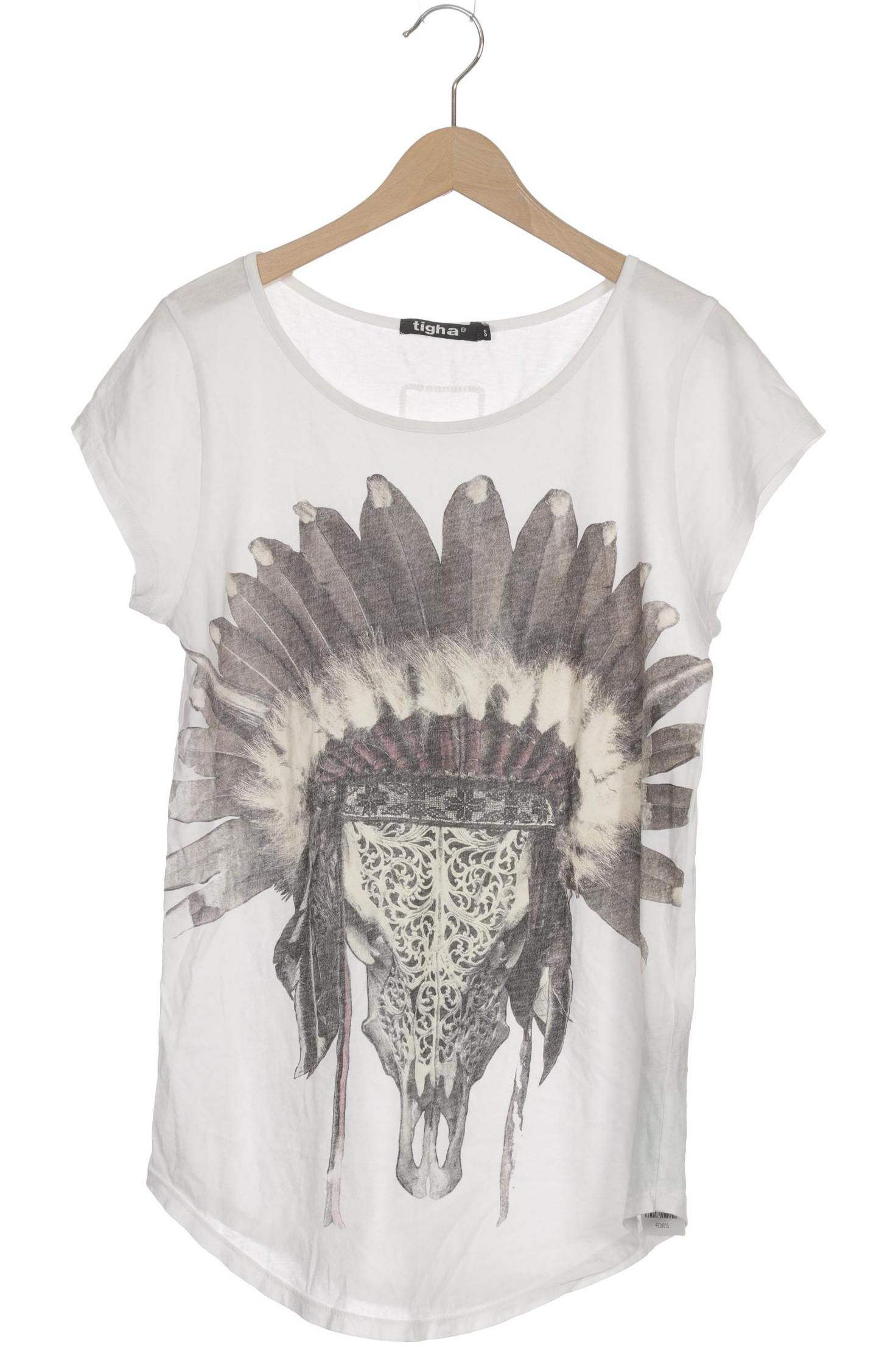 

tigha Damen T-Shirt, weiß, Gr. 36