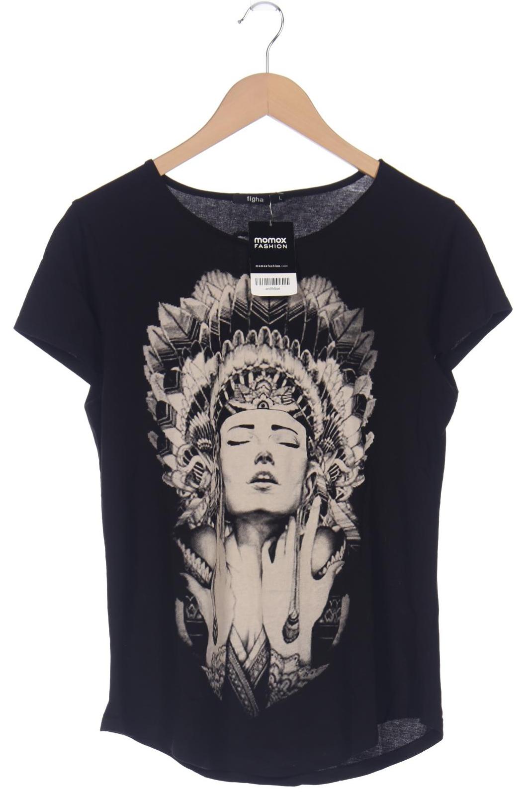

tigha Damen T-Shirt, schwarz