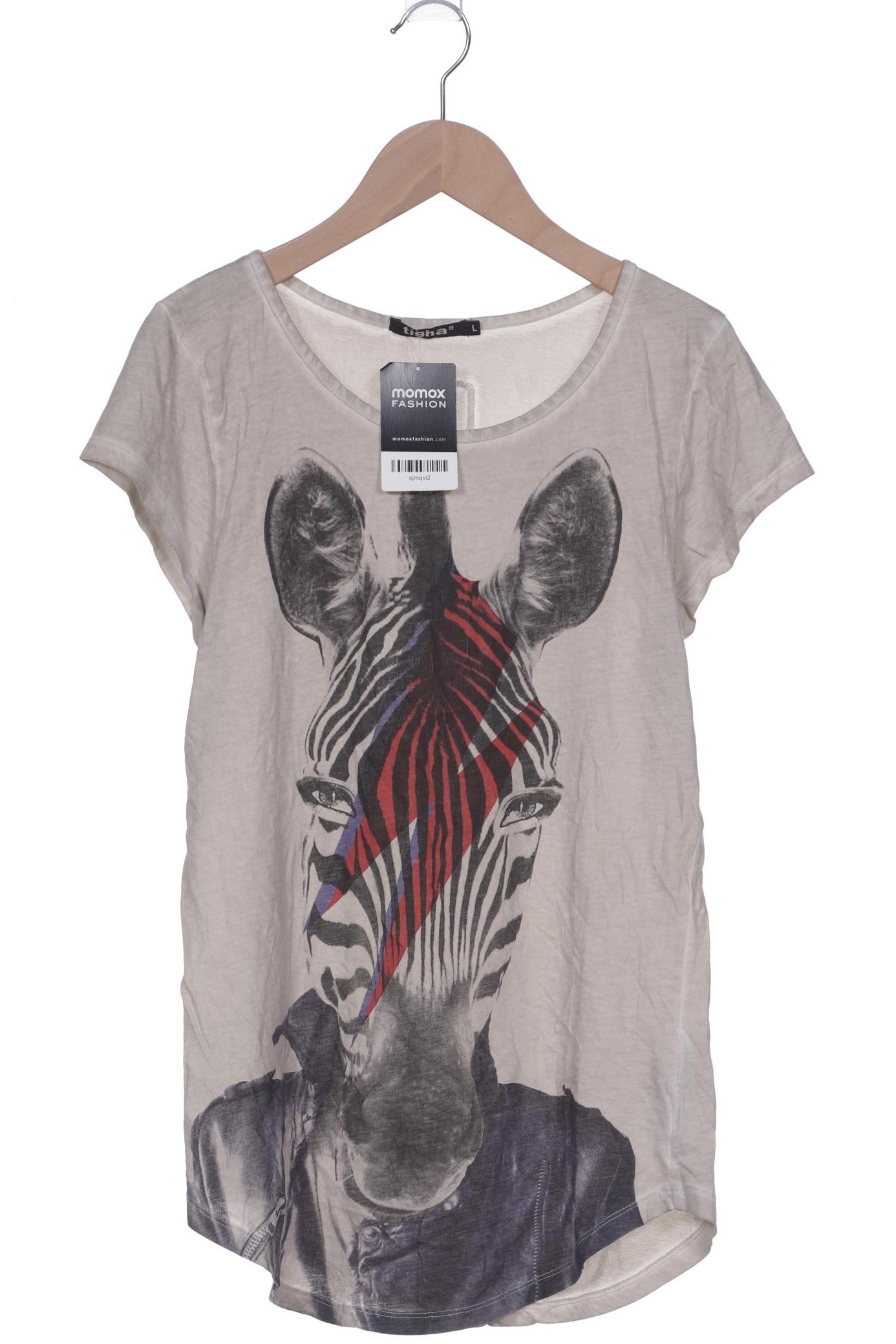 

tigha Damen T-Shirt, beige, Gr. 42