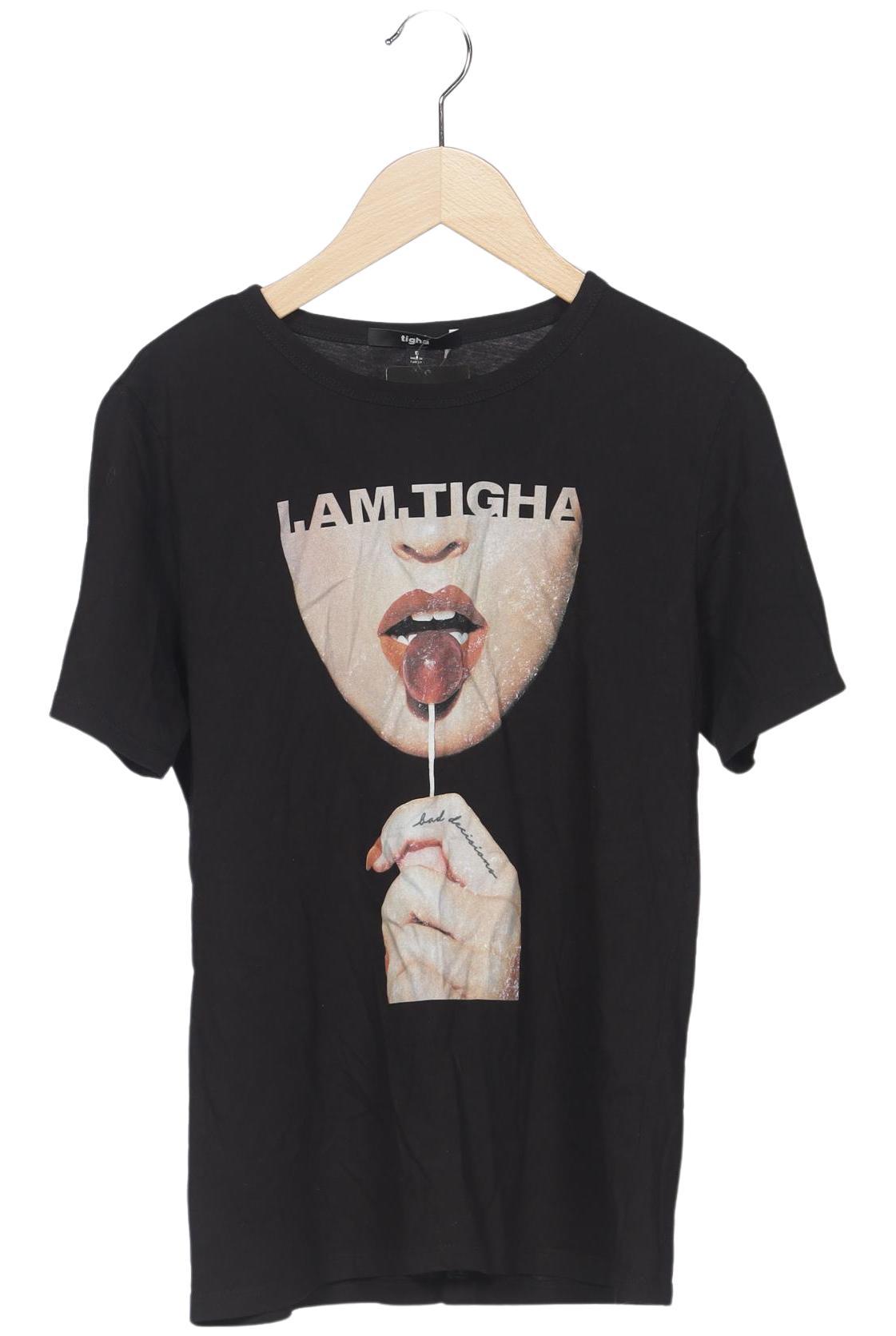 

tigha Damen T-Shirt, schwarz, Gr. 36