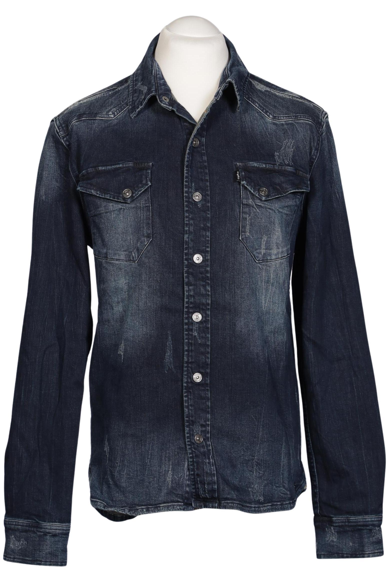 

tigha Herren Hemd, blau, Gr. 52