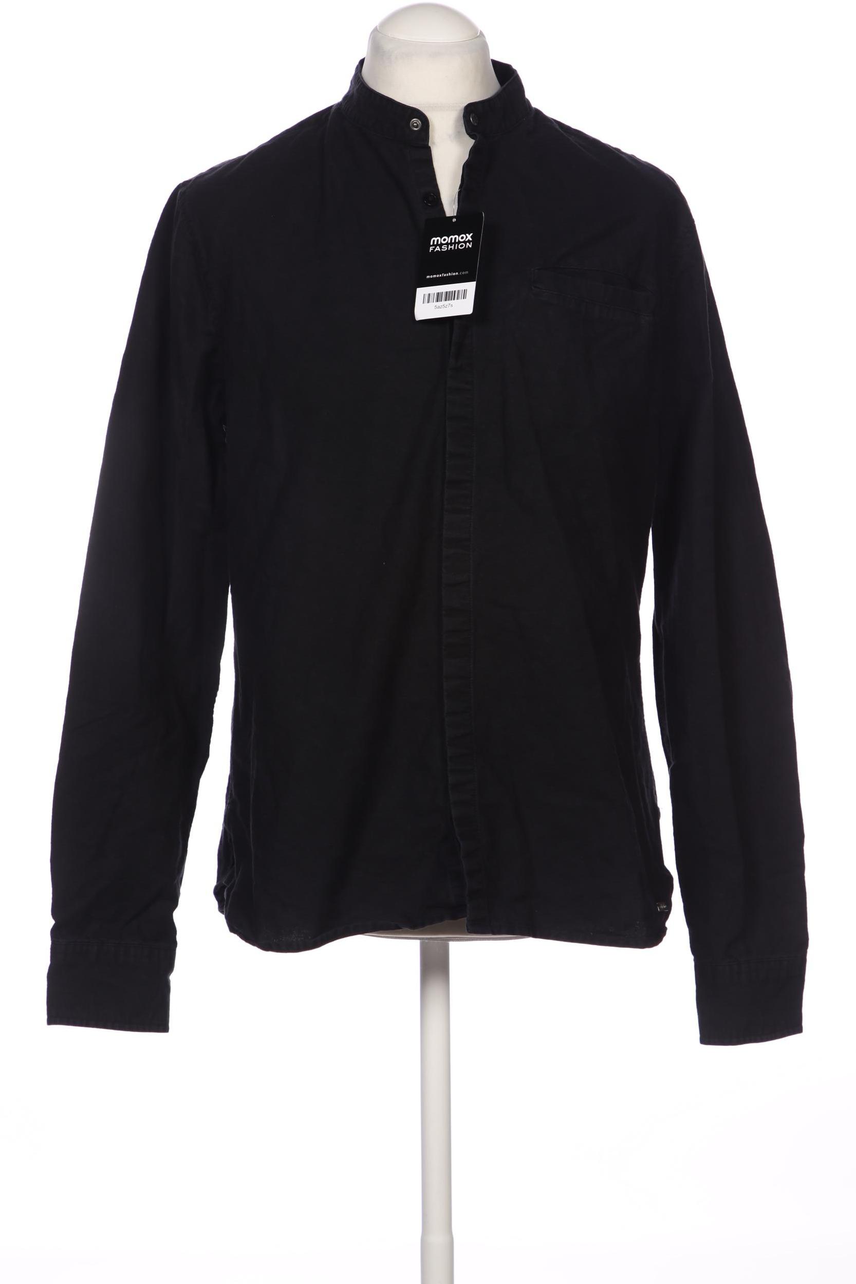 

tigha Herren Hemd, schwarz, Gr. 52