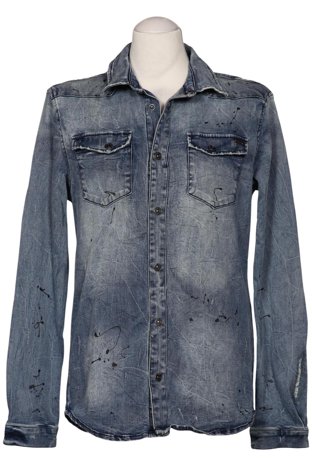 

tigha Herren Hemd, blau, Gr. 48