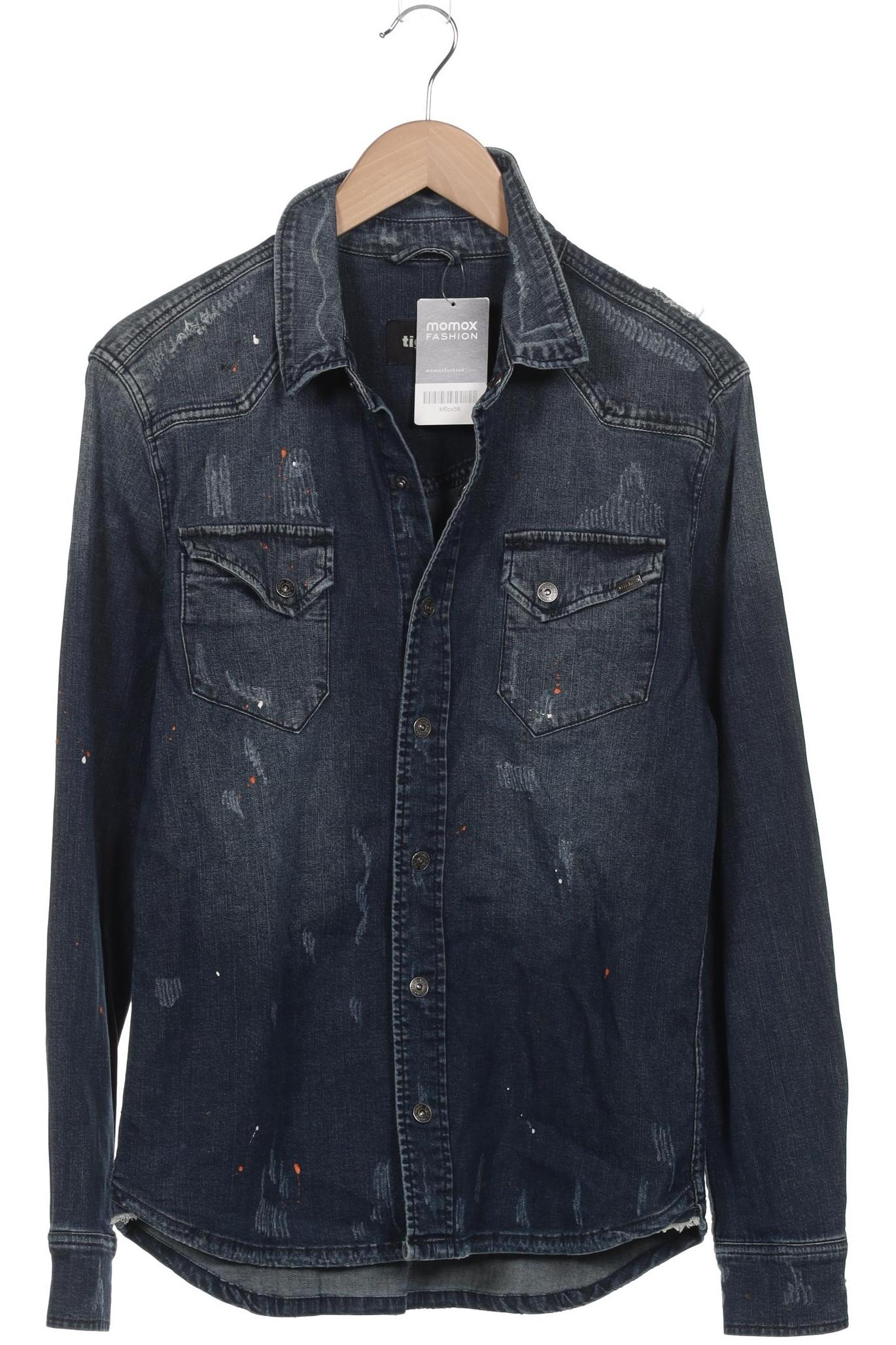 

tigha Herren Hemd, marineblau, Gr. 46