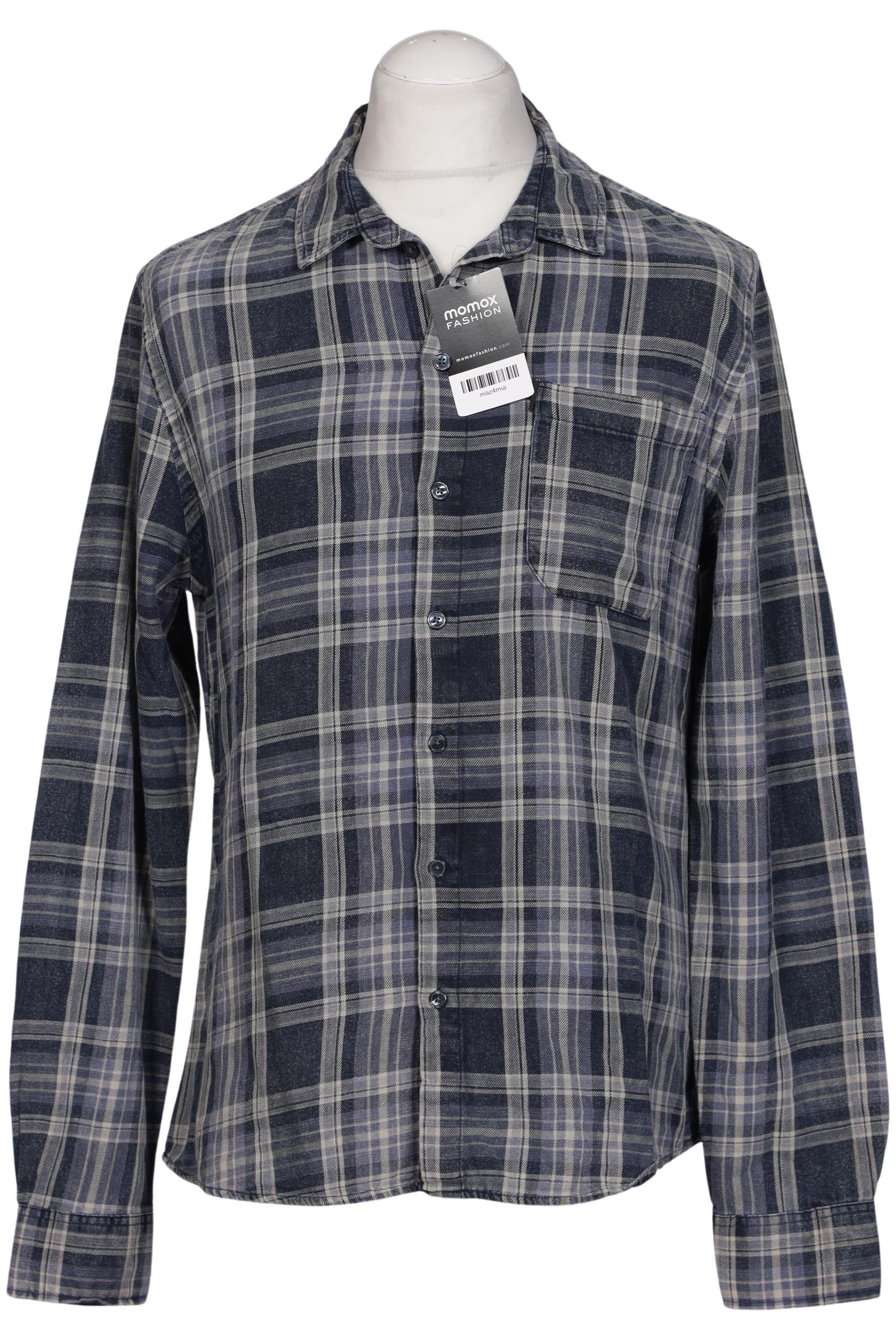 

tigha Herren Hemd, marineblau, Gr. 48