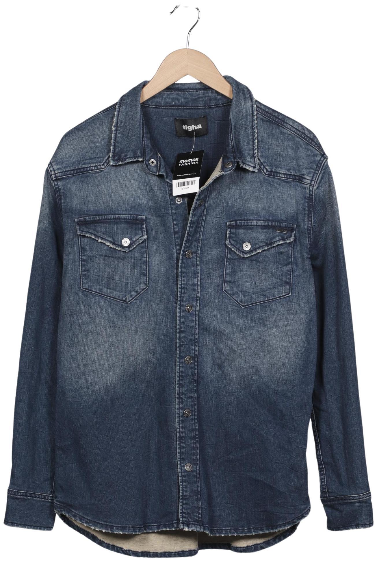 

tigha Herren Hemd, blau, Gr. 56