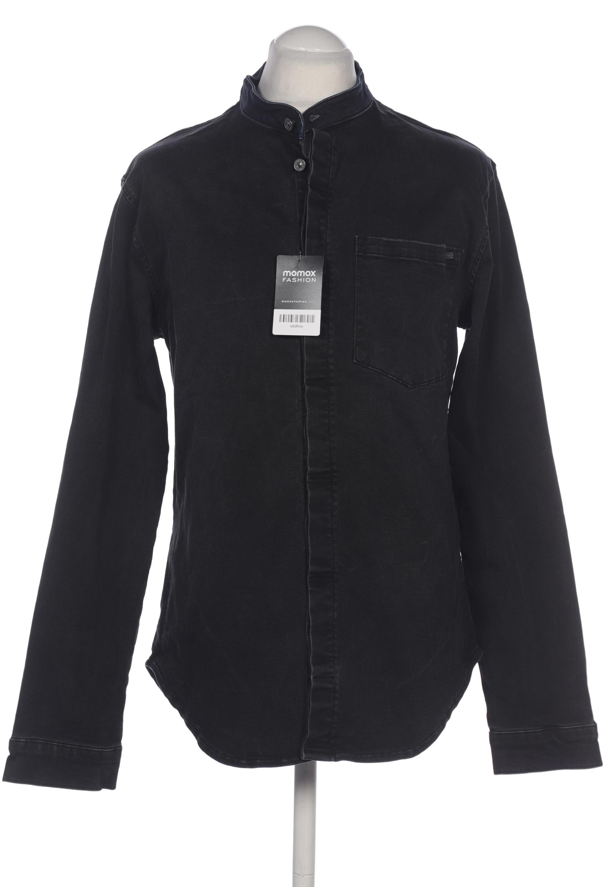 

tigha Herren Hemd, schwarz, Gr. 52