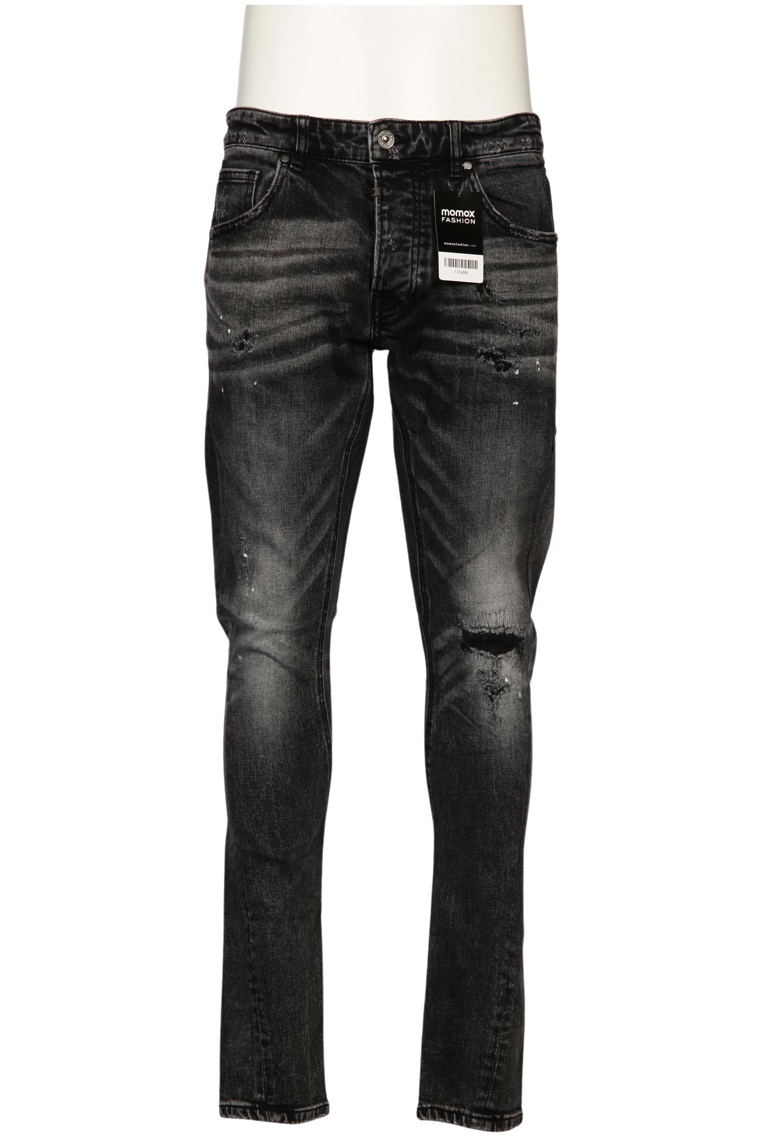 

tigha Herren Jeans, schwarz, Gr. 30