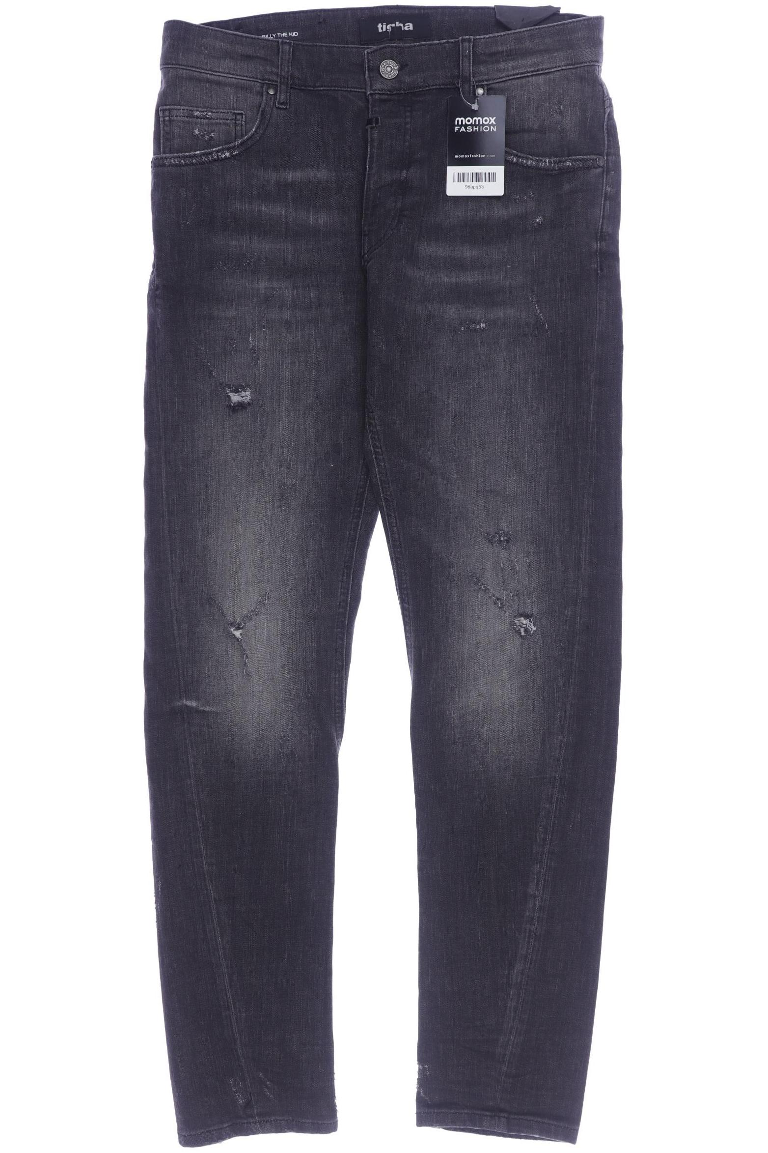 

tigha Herren Jeans, schwarz, Gr. 31