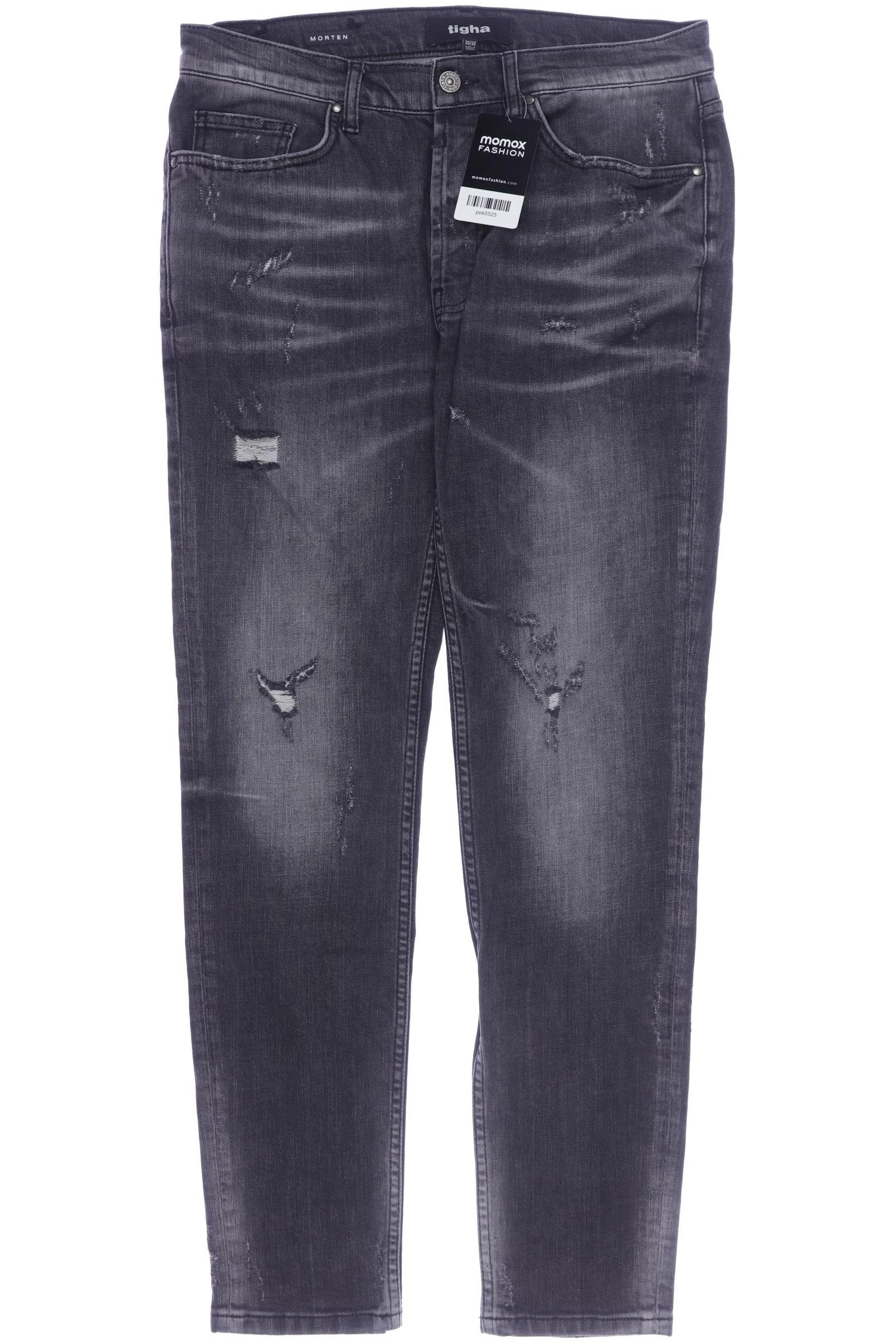 

tigha Herren Jeans, grau, Gr. 33