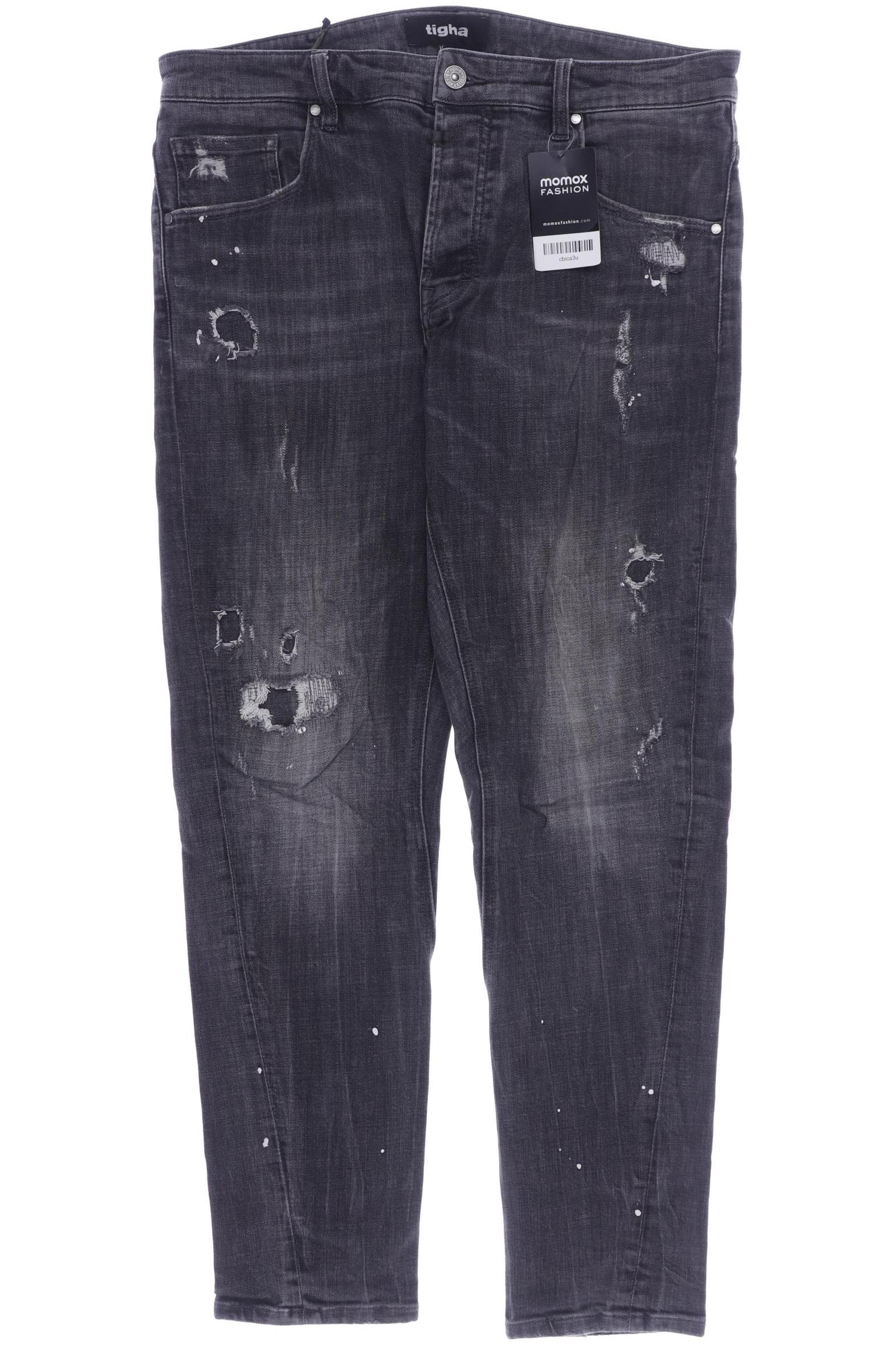 

tigha Herren Jeans, grau