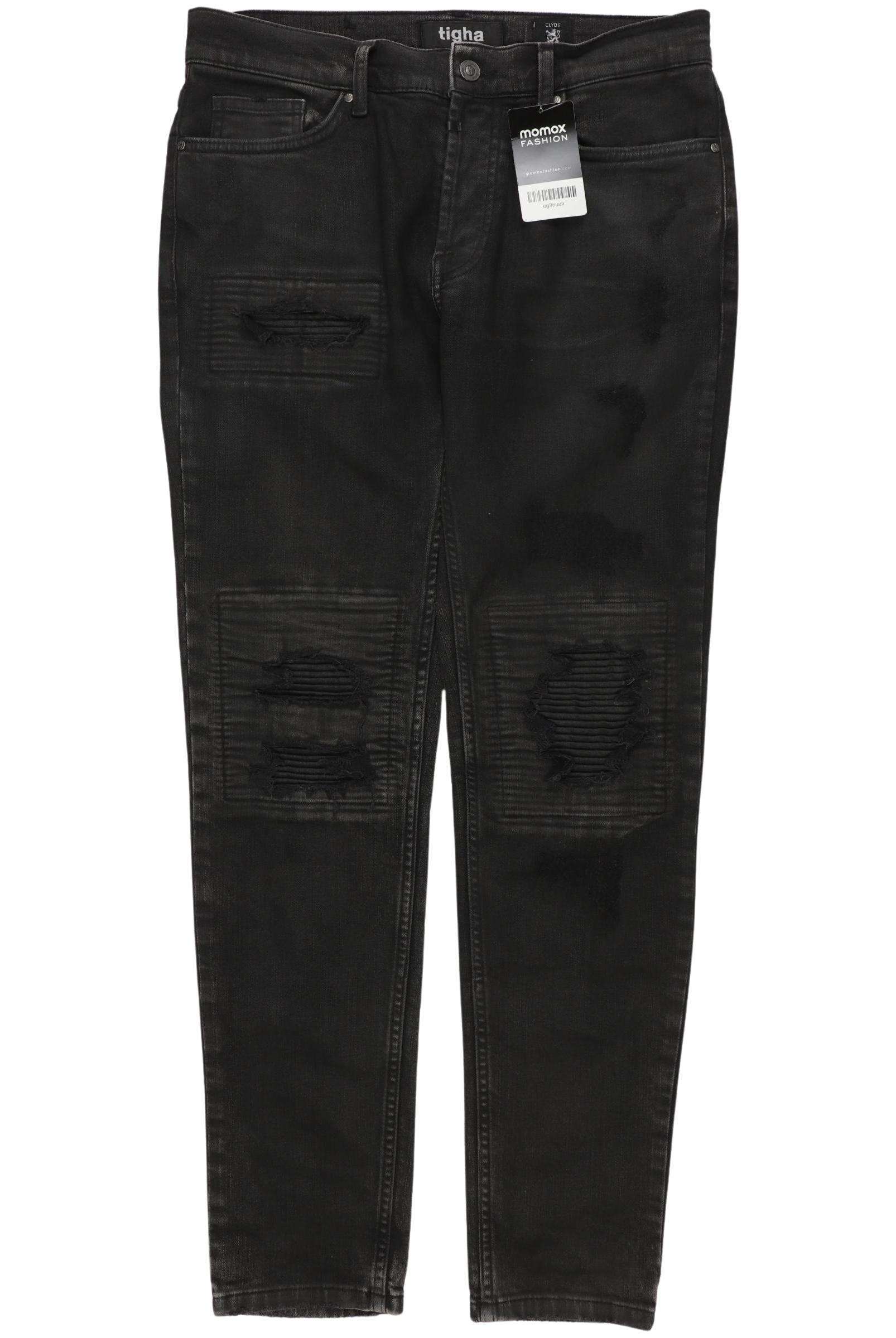 

tigha Herren Jeans, schwarz, Gr. 32