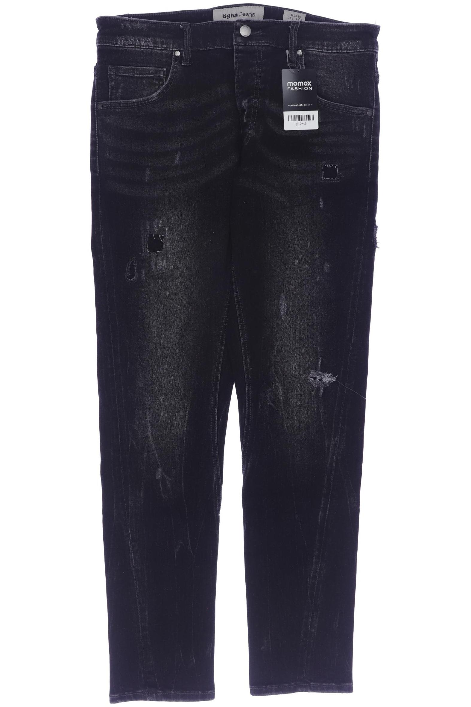 

tigha Herren Jeans, schwarz, Gr. 32