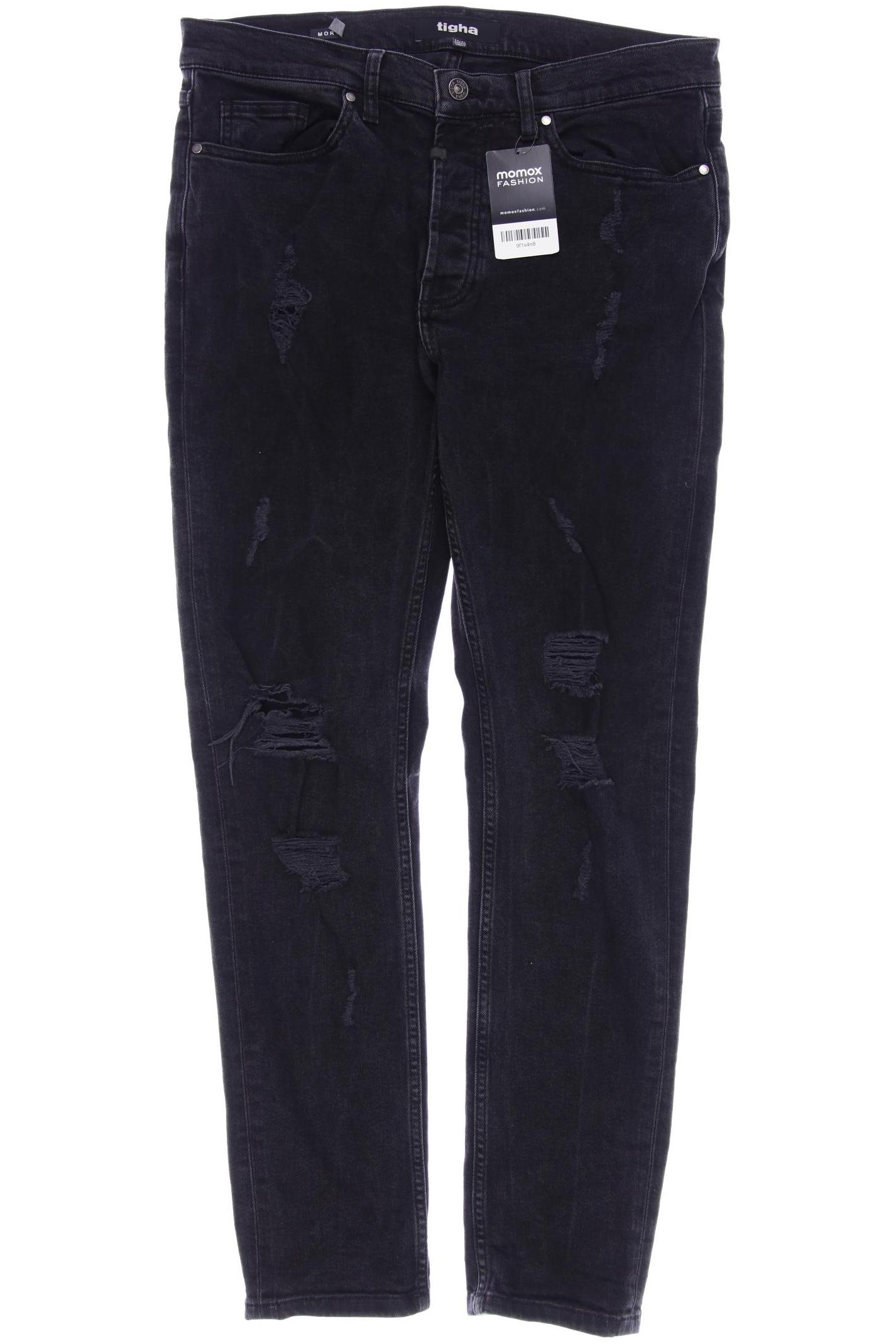 

tigha Herren Jeans, schwarz