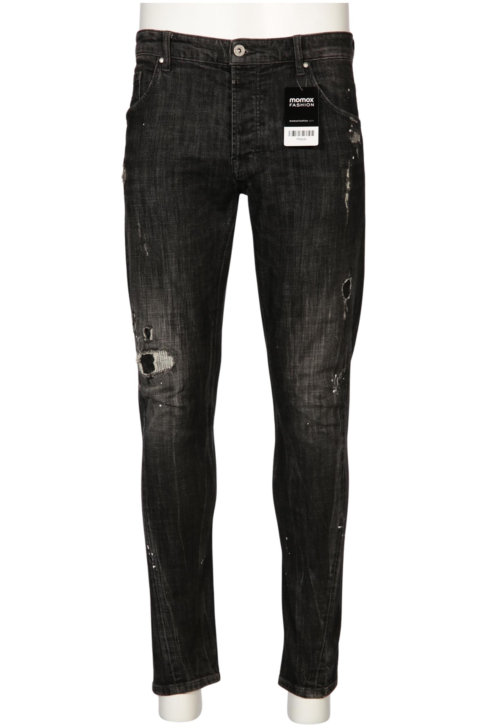 

tigha Herren Jeans, schwarz, Gr. 34