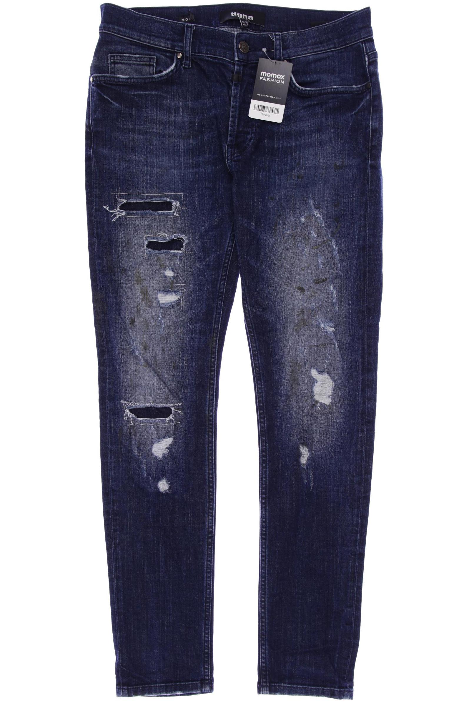 

tigha Herren Jeans, marineblau