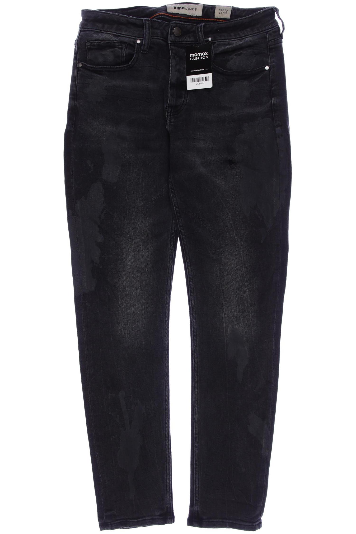 

tigha Herren Jeans, schwarz, Gr. 32