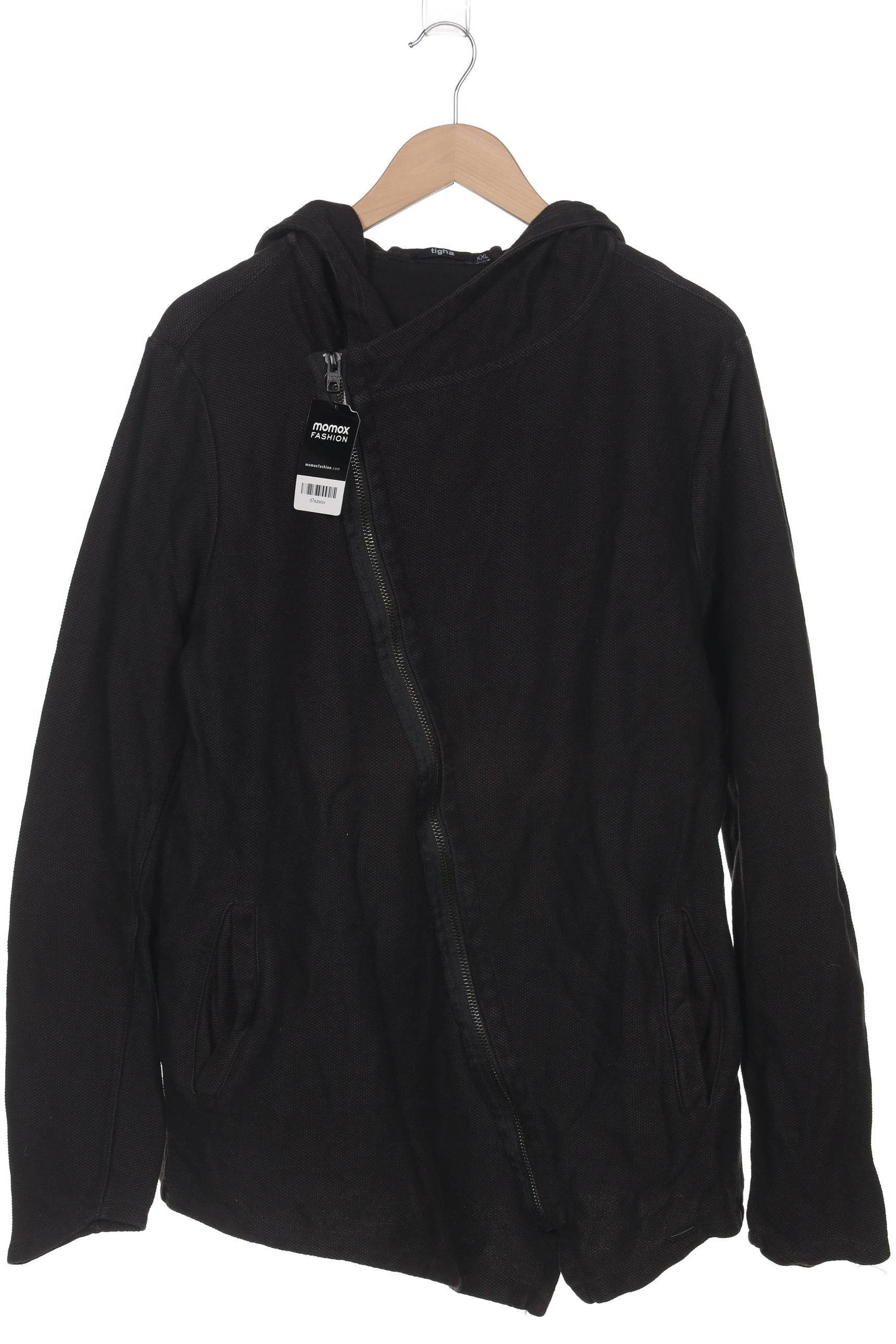 

tigha Herren Kapuzenpullover, schwarz, Gr. 56