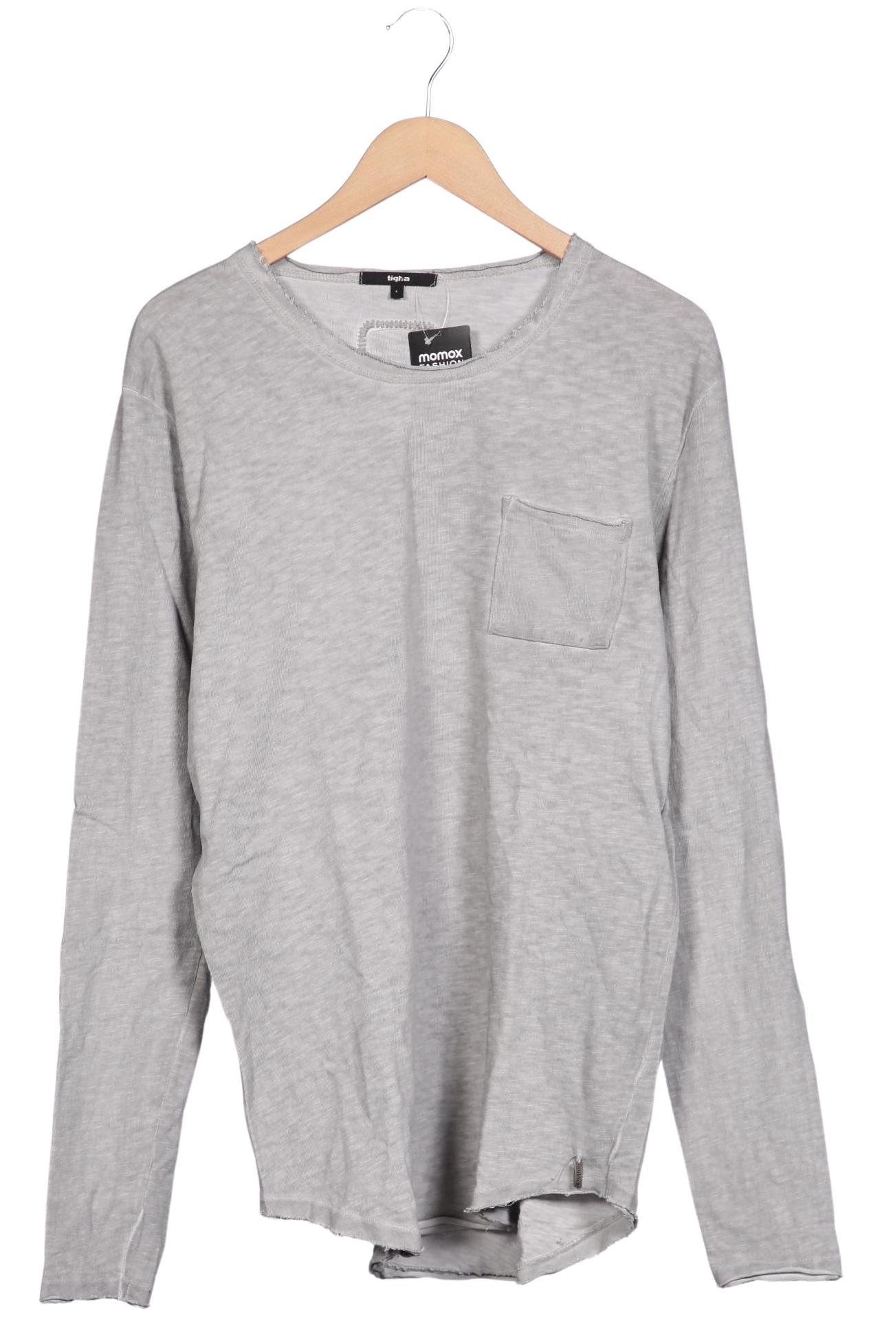 

tigha Herren Langarmshirt, grau, Gr. 52