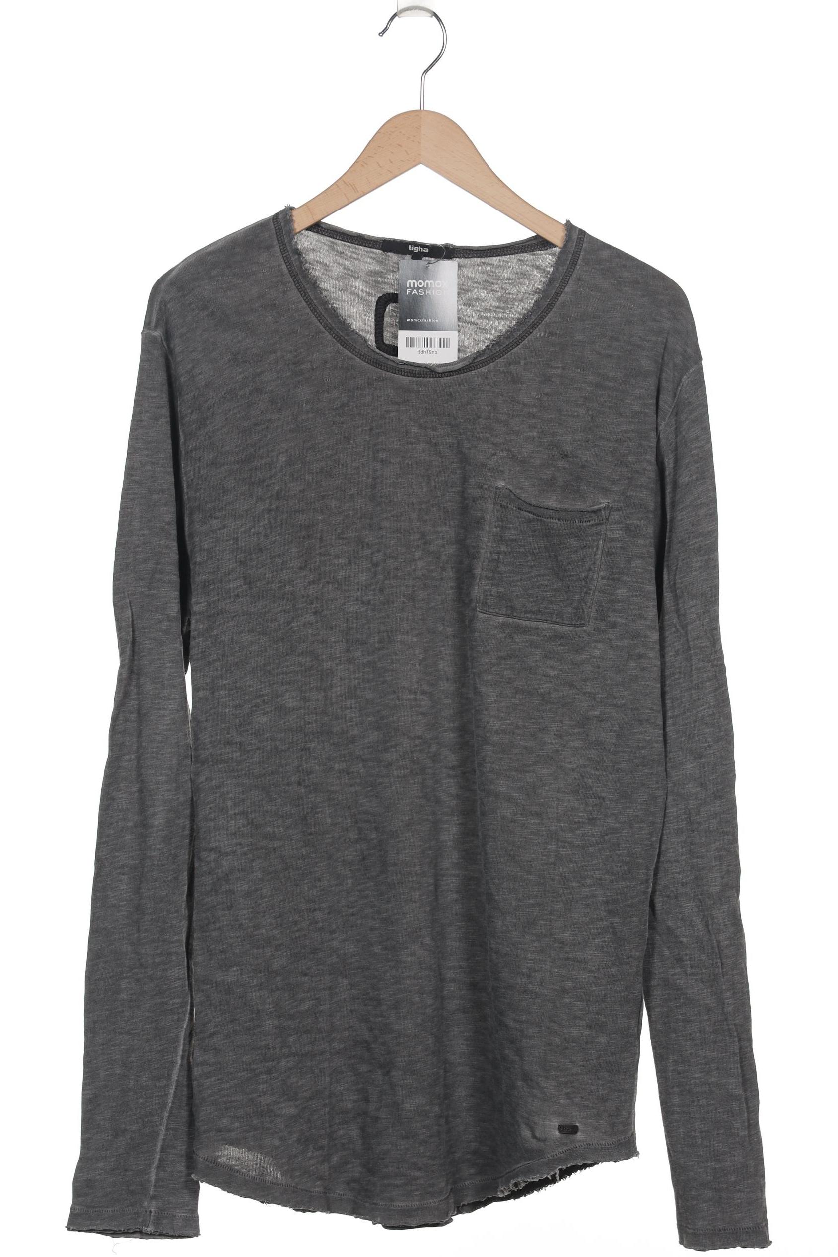 

tigha Herren Langarmshirt, grau, Gr. 54