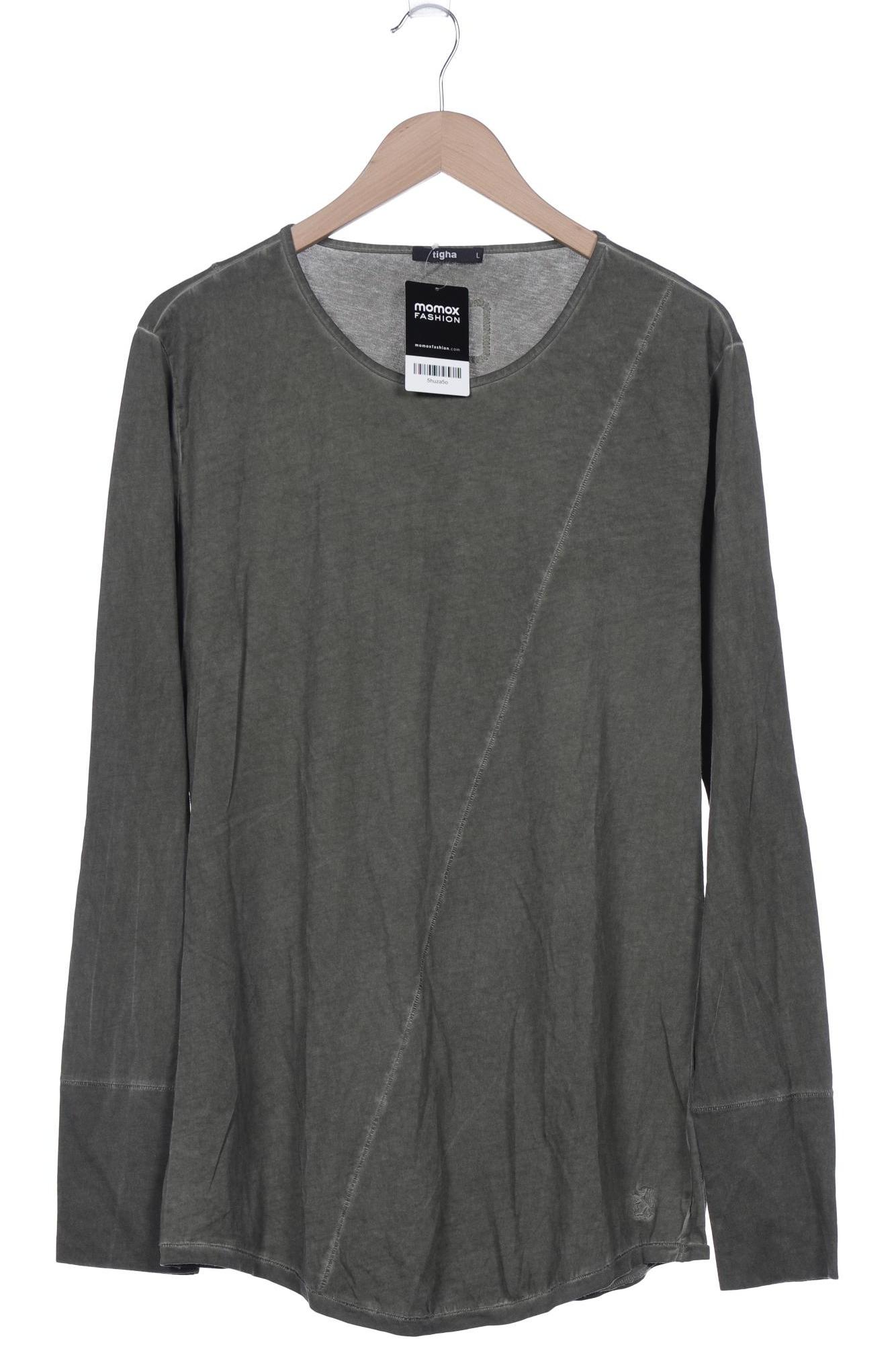 

tigha Herren Langarmshirt, grün, Gr. 52